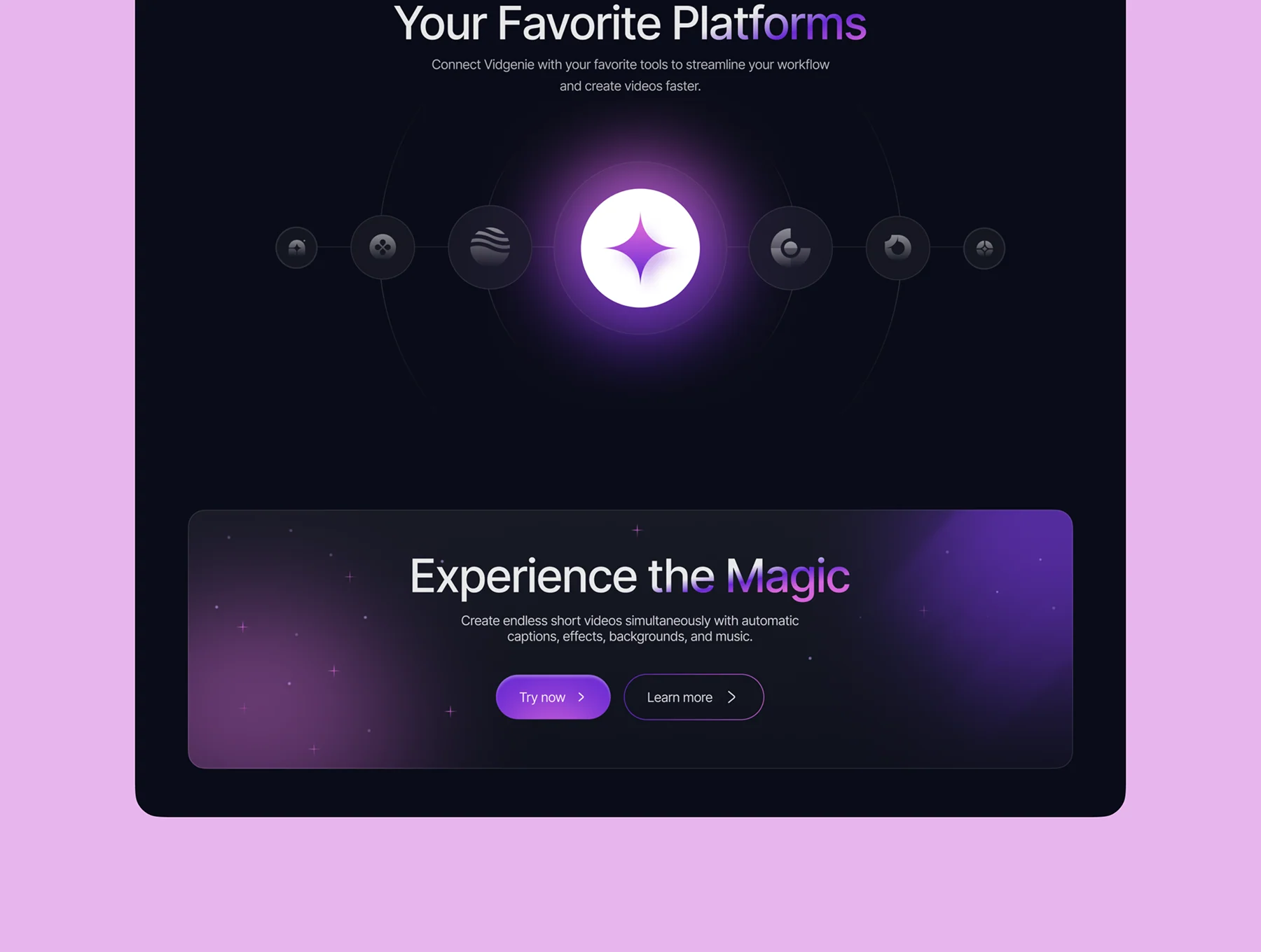 Video Editor SaaS Framer Website Template 2