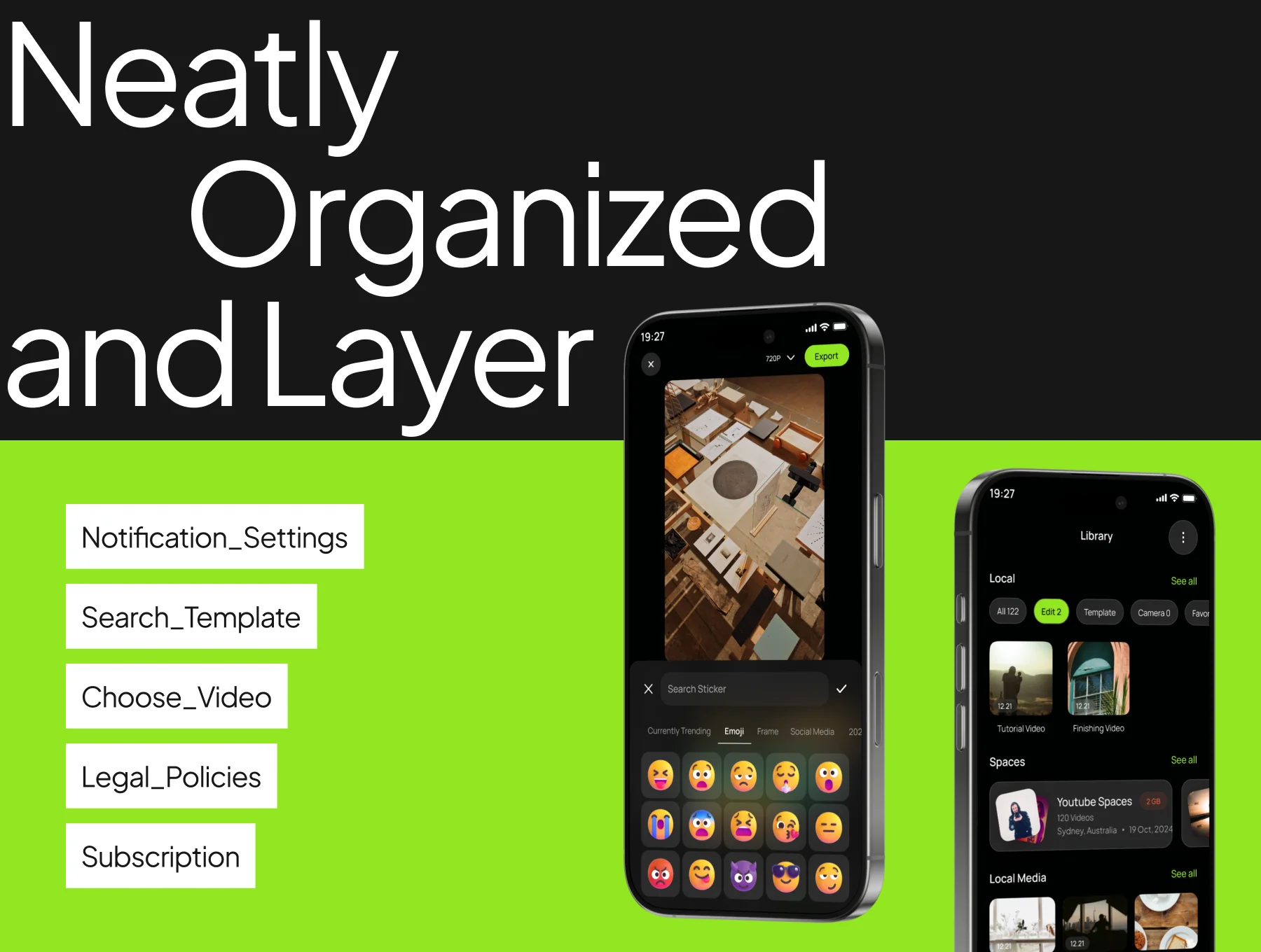 Video Editor App UI Kit 3