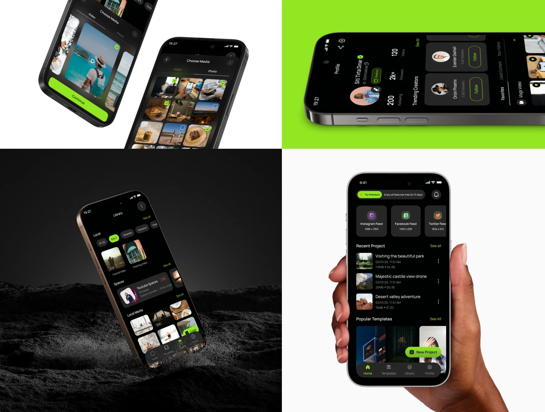 Video Editor App UI Kit 7