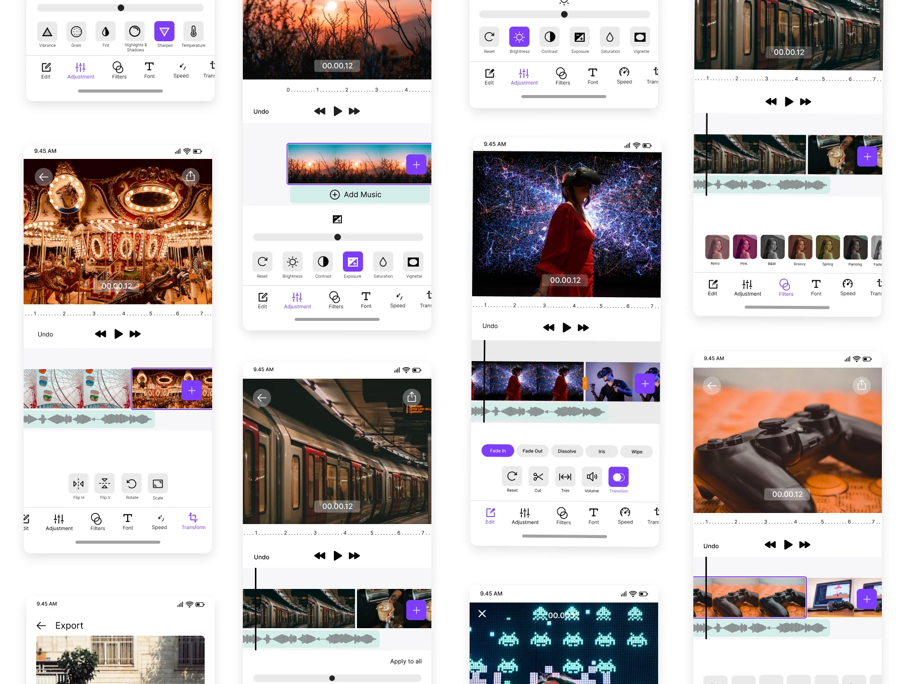 Video Editor App UI 5