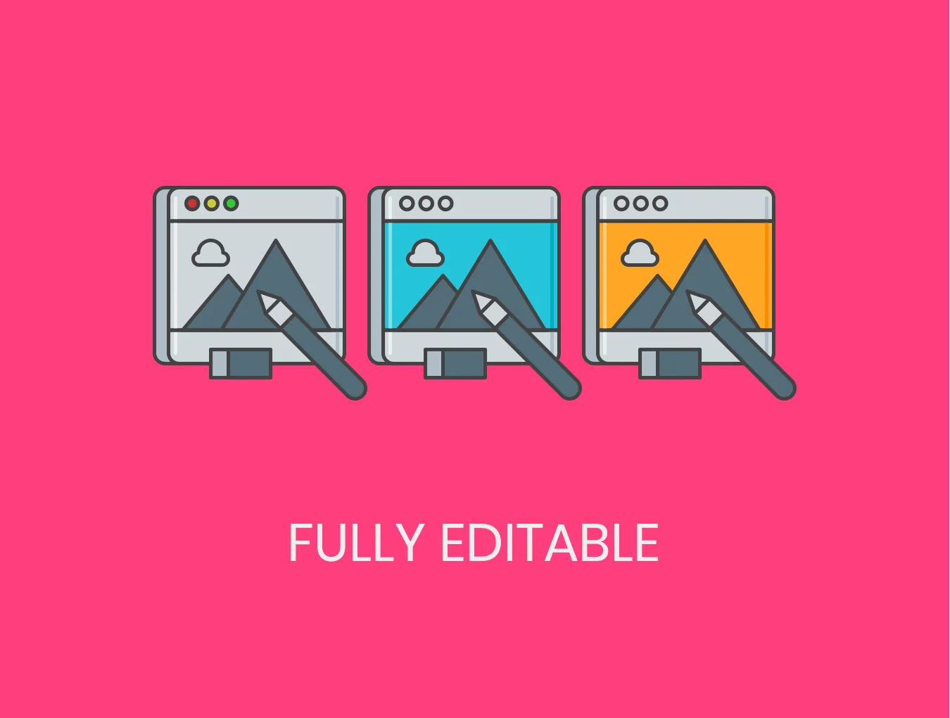 60 Video Production Icons | Groovy Series 4