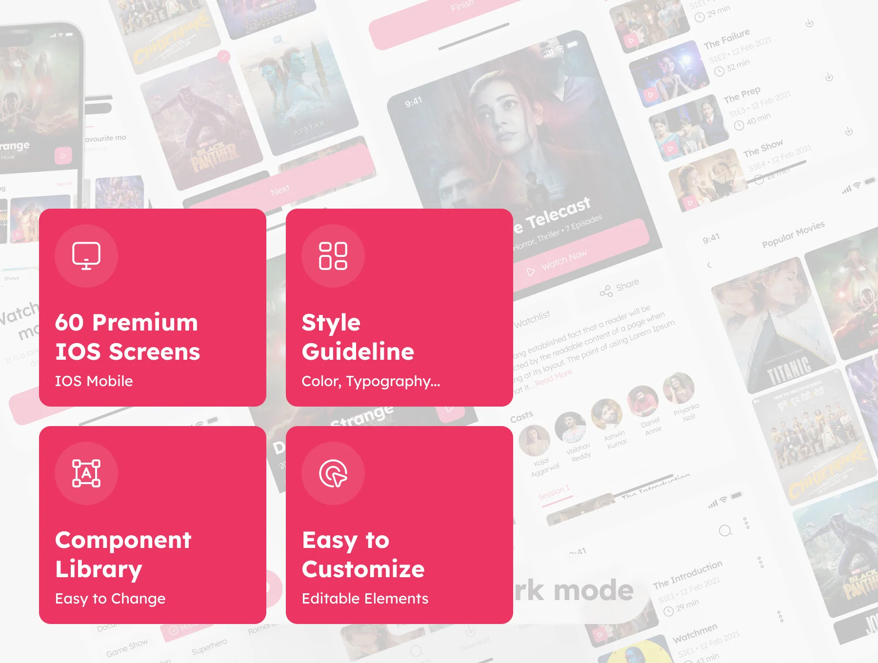 Video Streaming App UI Kit 2