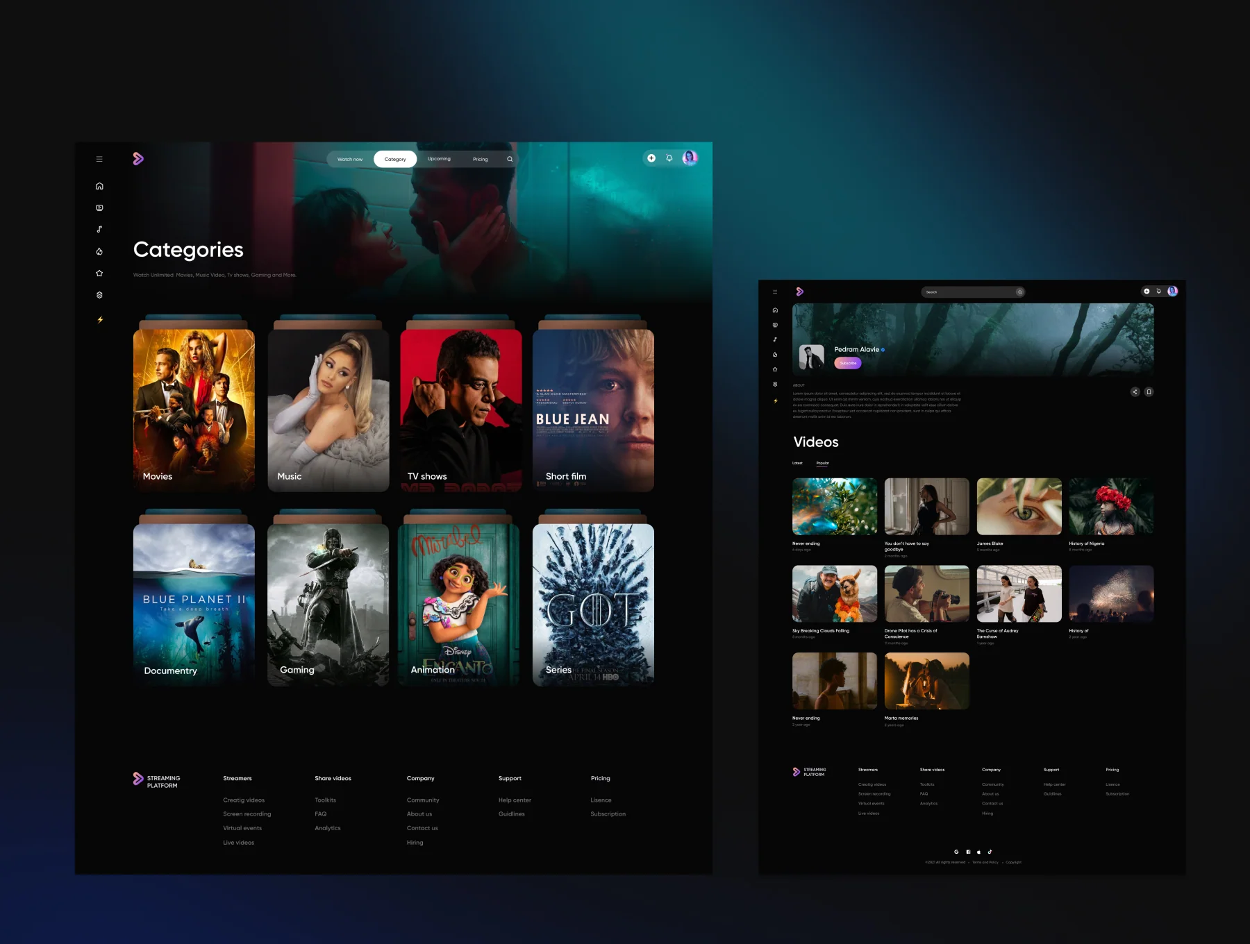 Video streaming web 4
