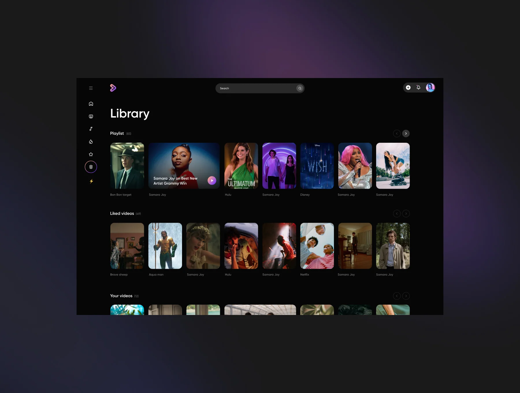 Video streaming web 5
