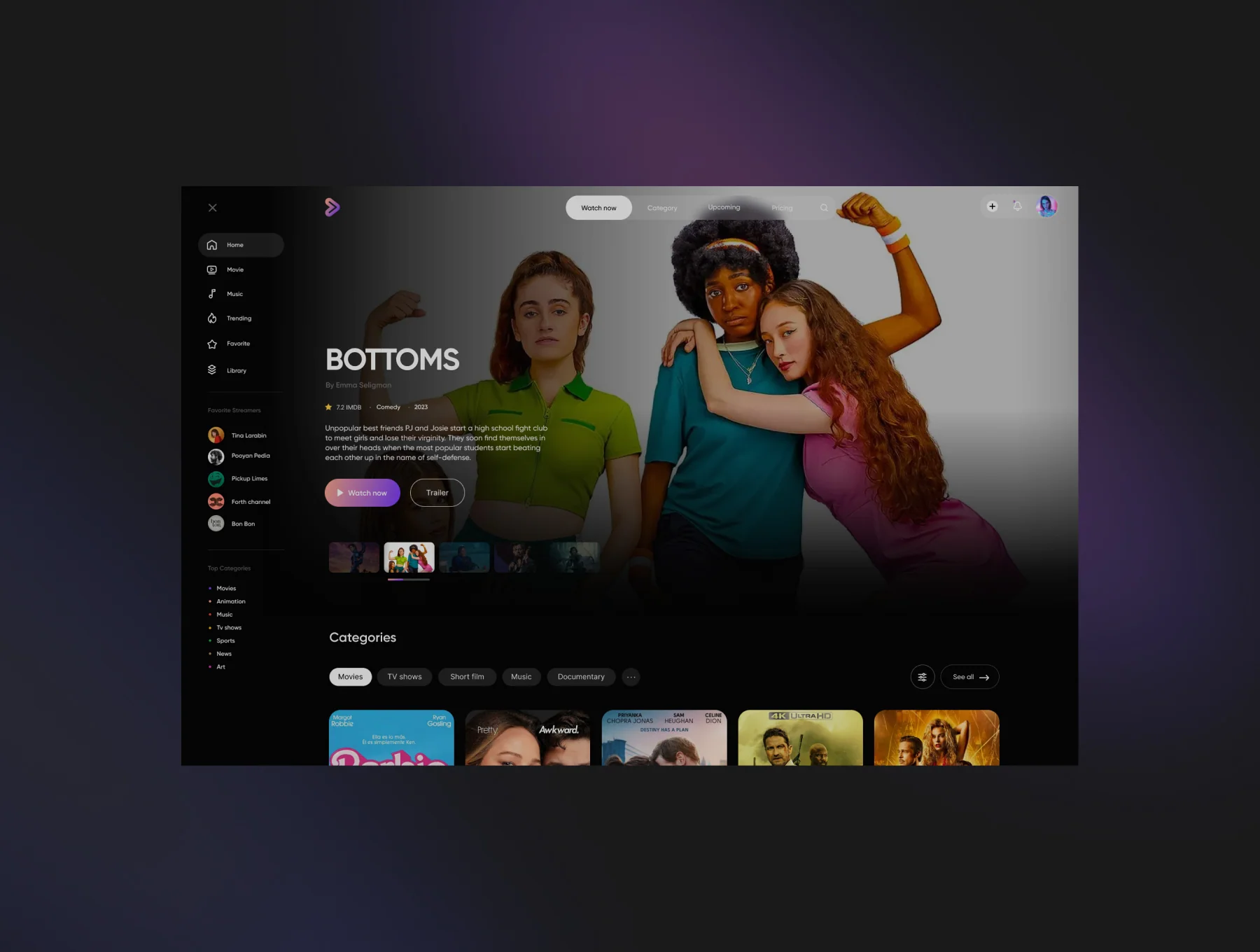 Video streaming web 6
