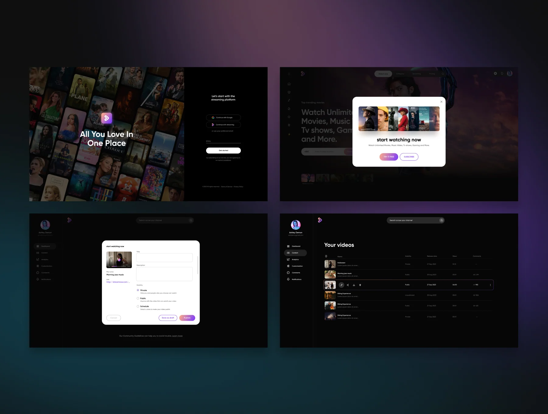 Video streaming web 7