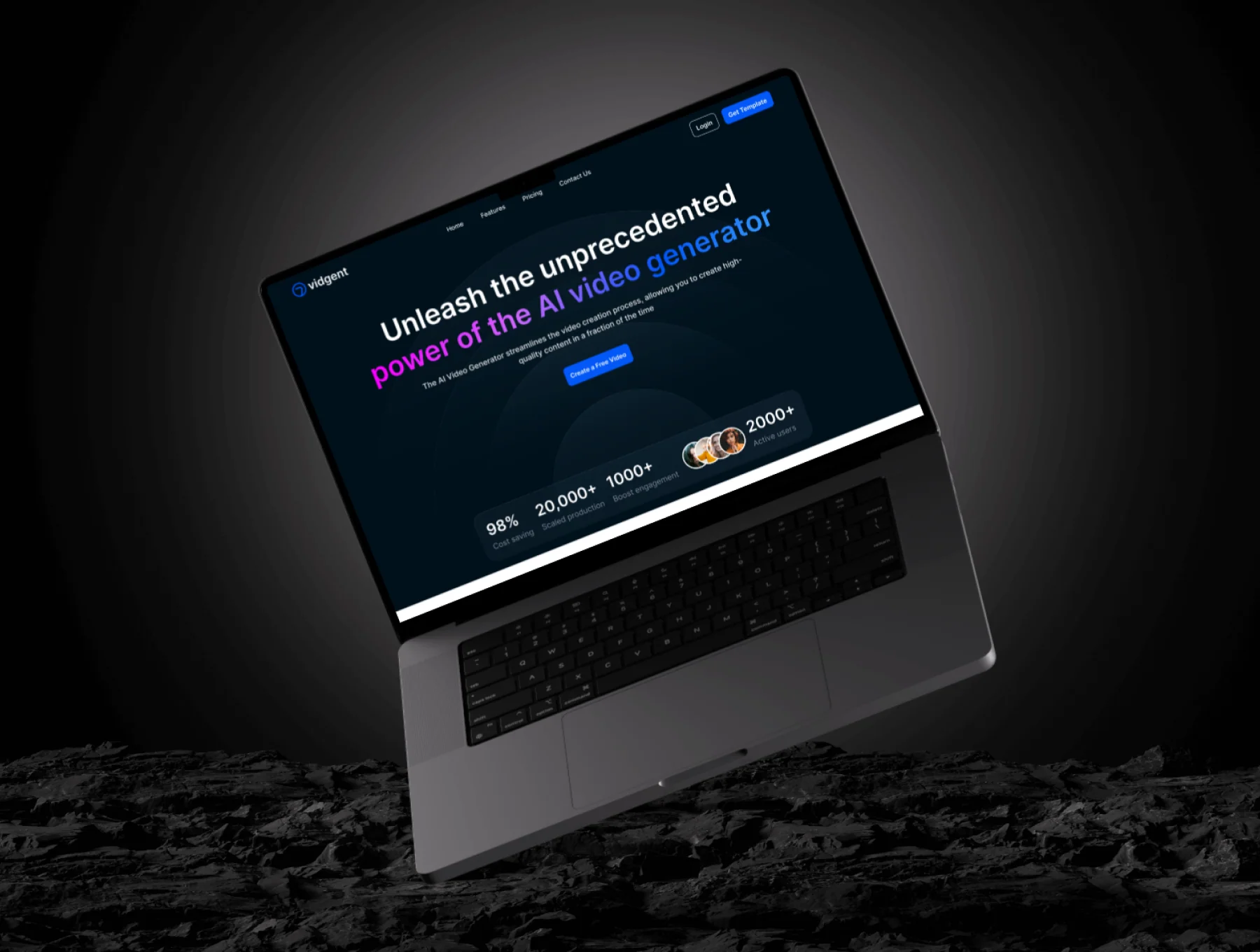 Vidgent - Framer Website Template 5