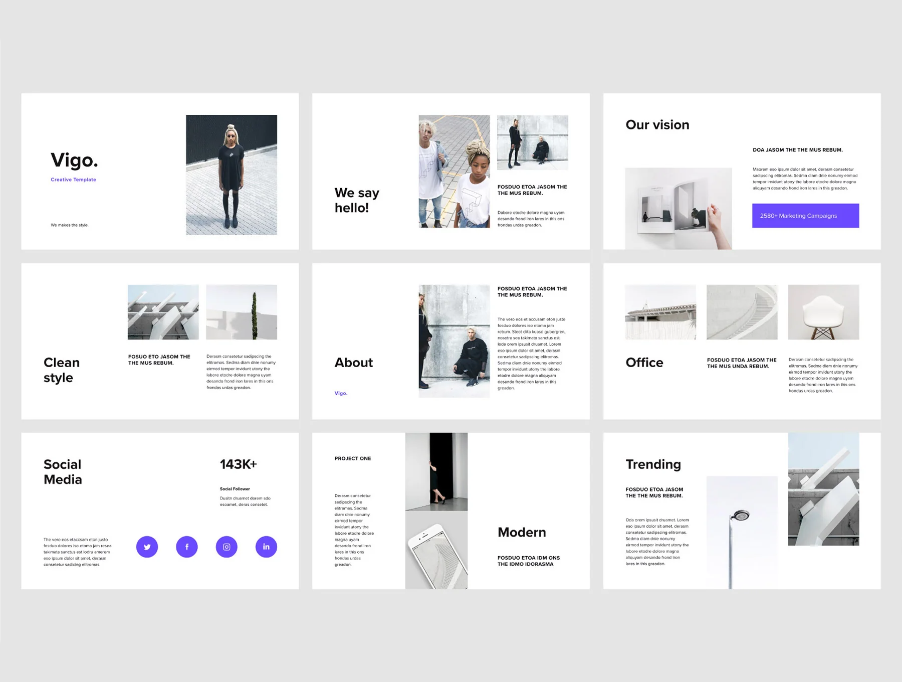 VIGO - Keynote Template + Bonus: 20 Stock Photos 3
