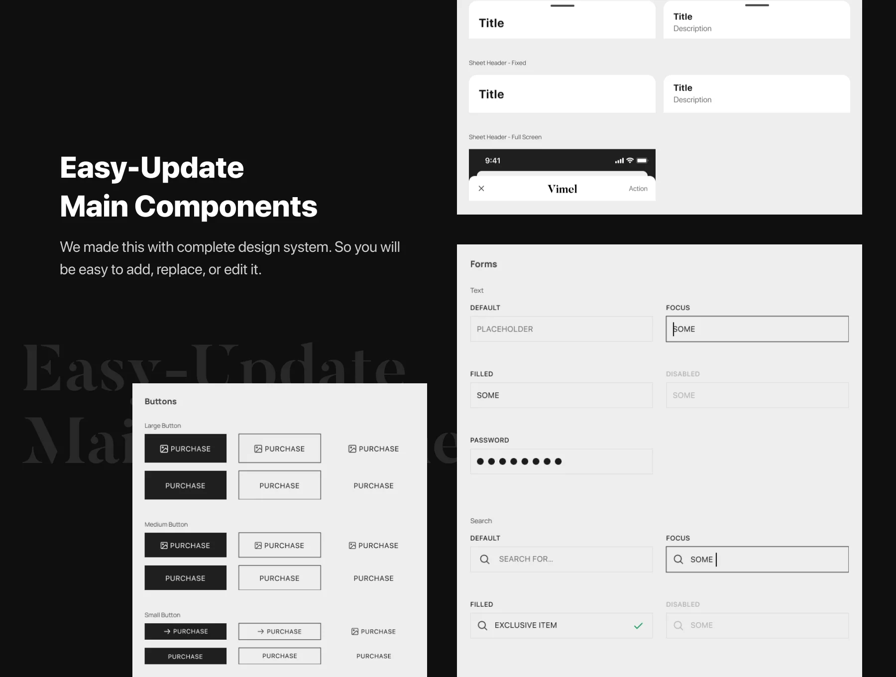 Vimel - Women Fashion Apparel App UI Kit 4