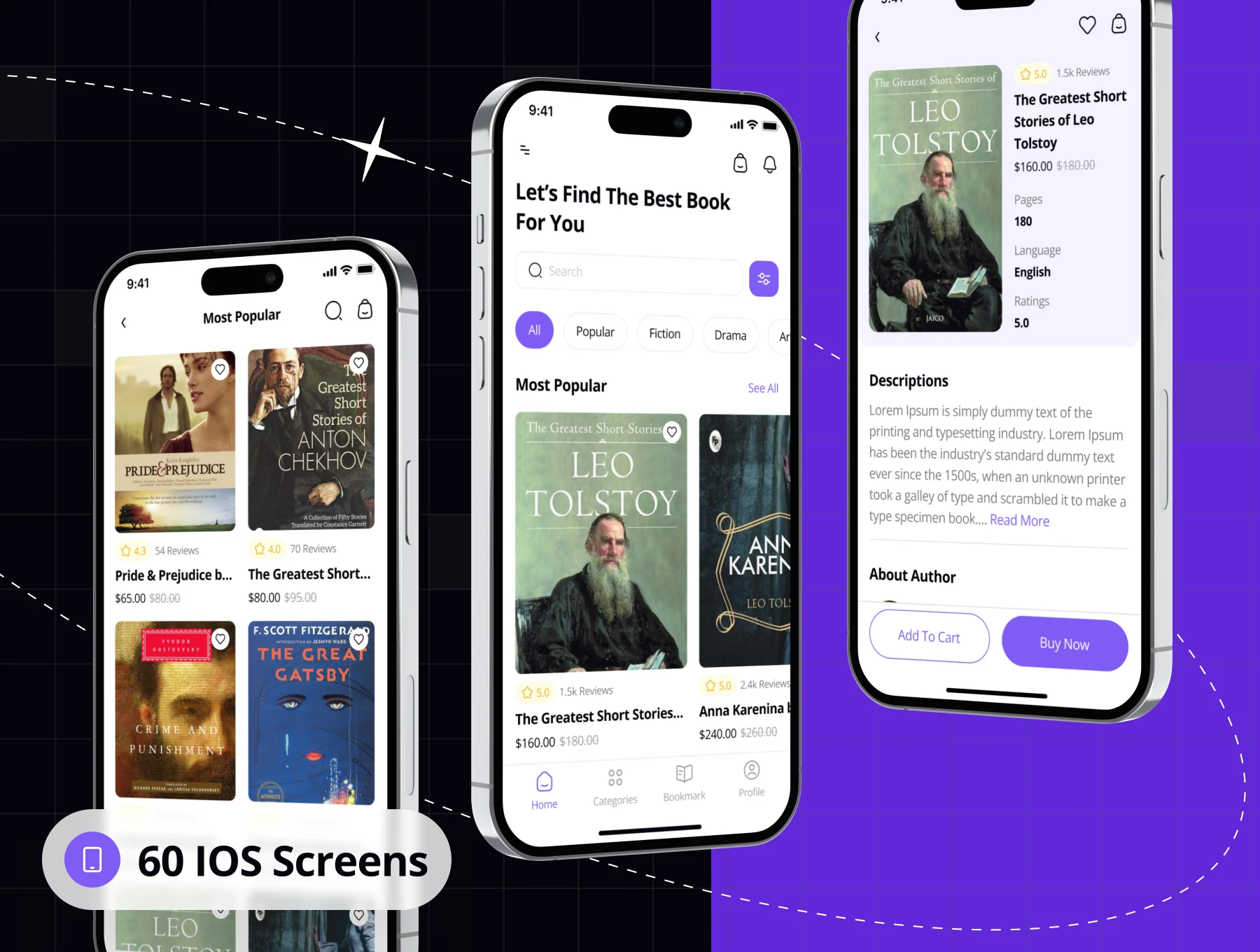 Vinta - Book Store App UI Kit 7