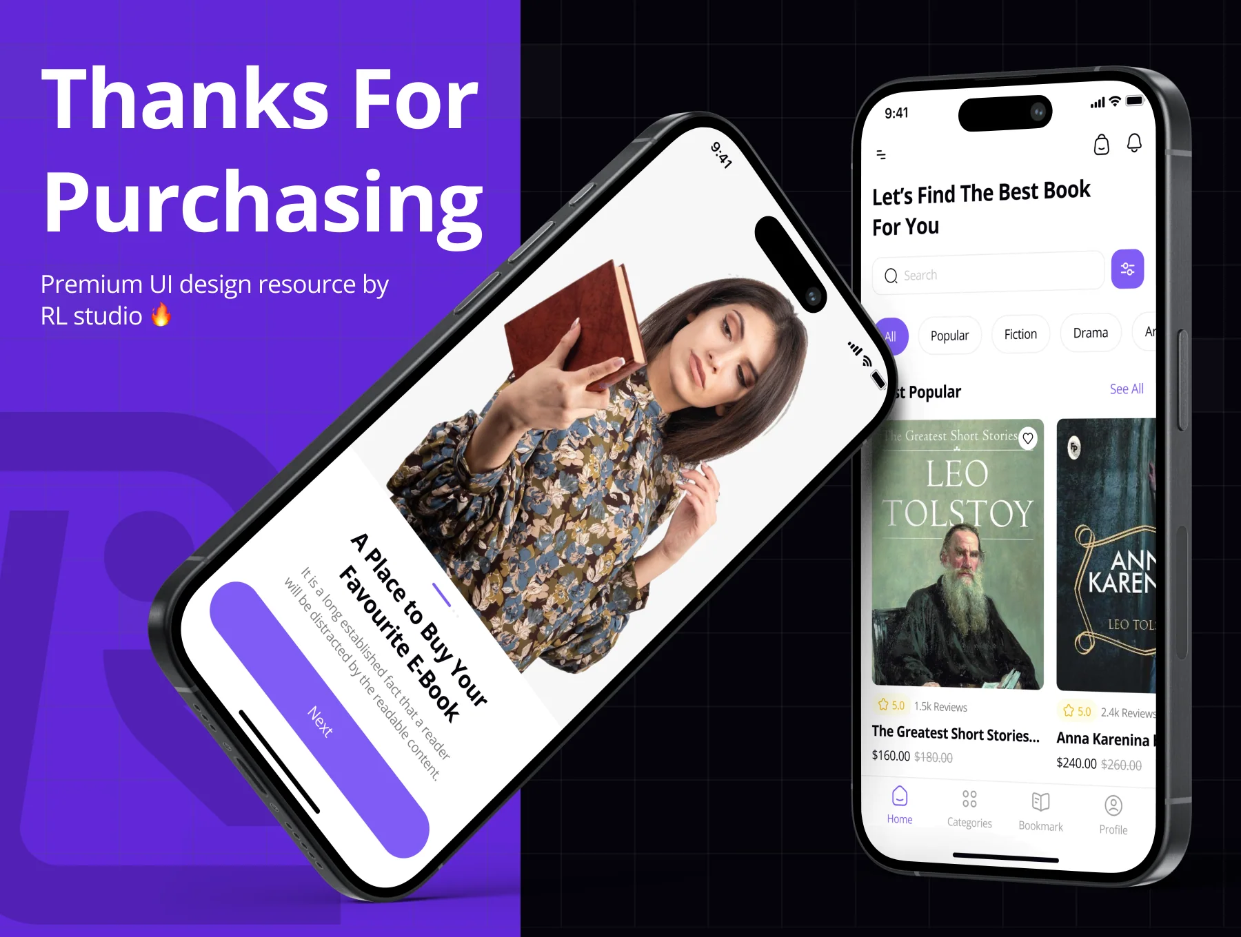 Vinta - Book Store App UI Kit 8