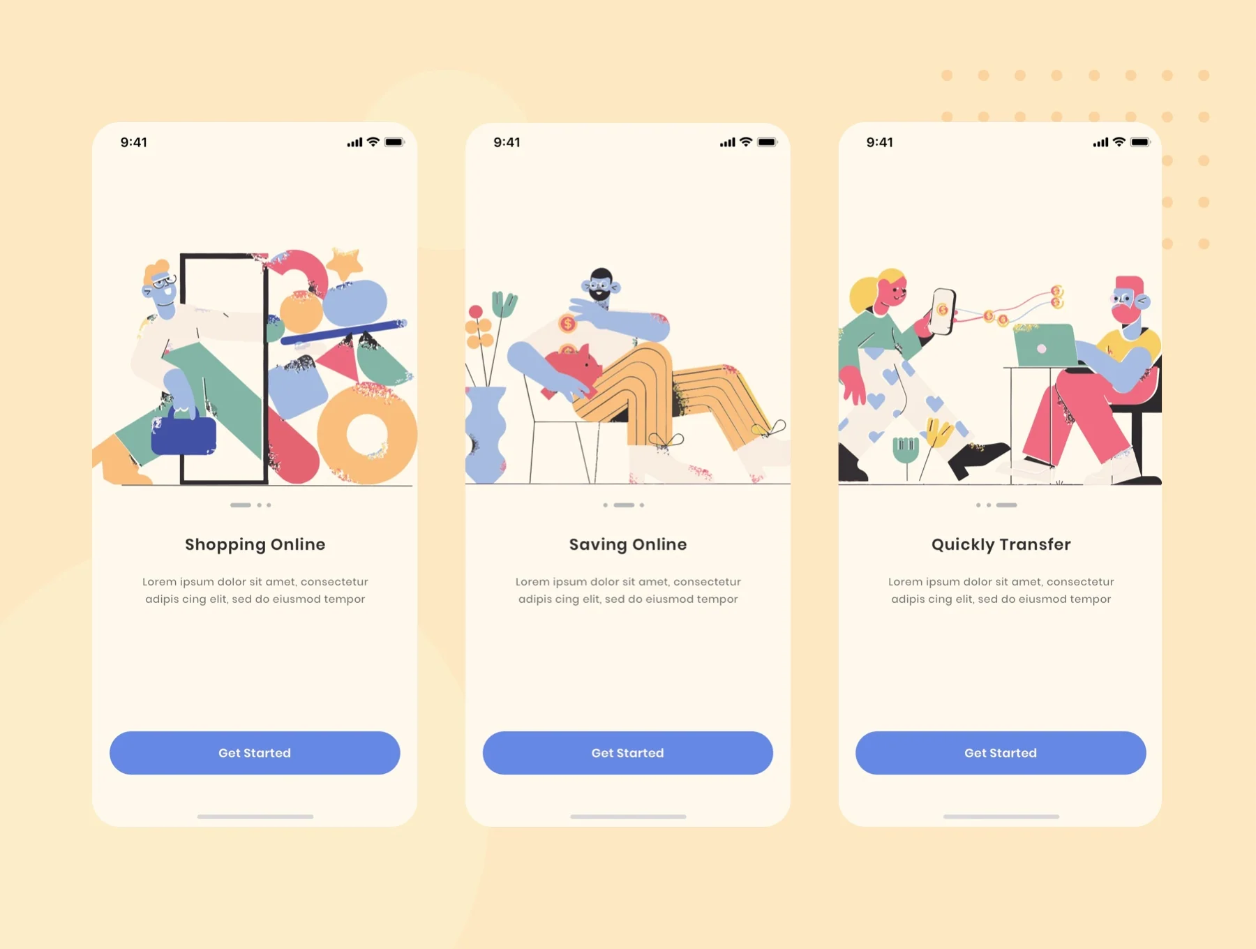 Vintage - Bank App Ui Kit 2