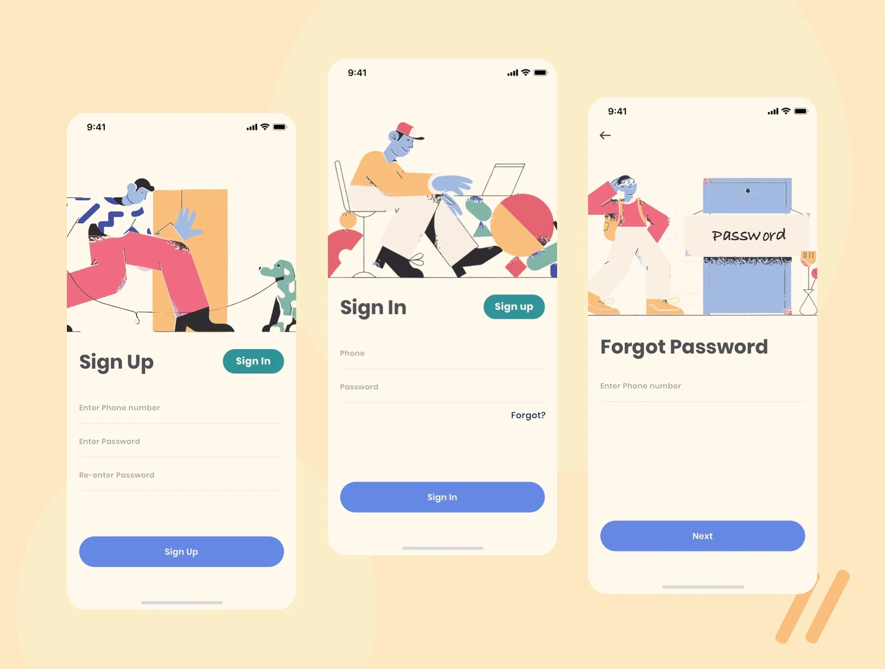Vintage - Bank App Ui Kit 3