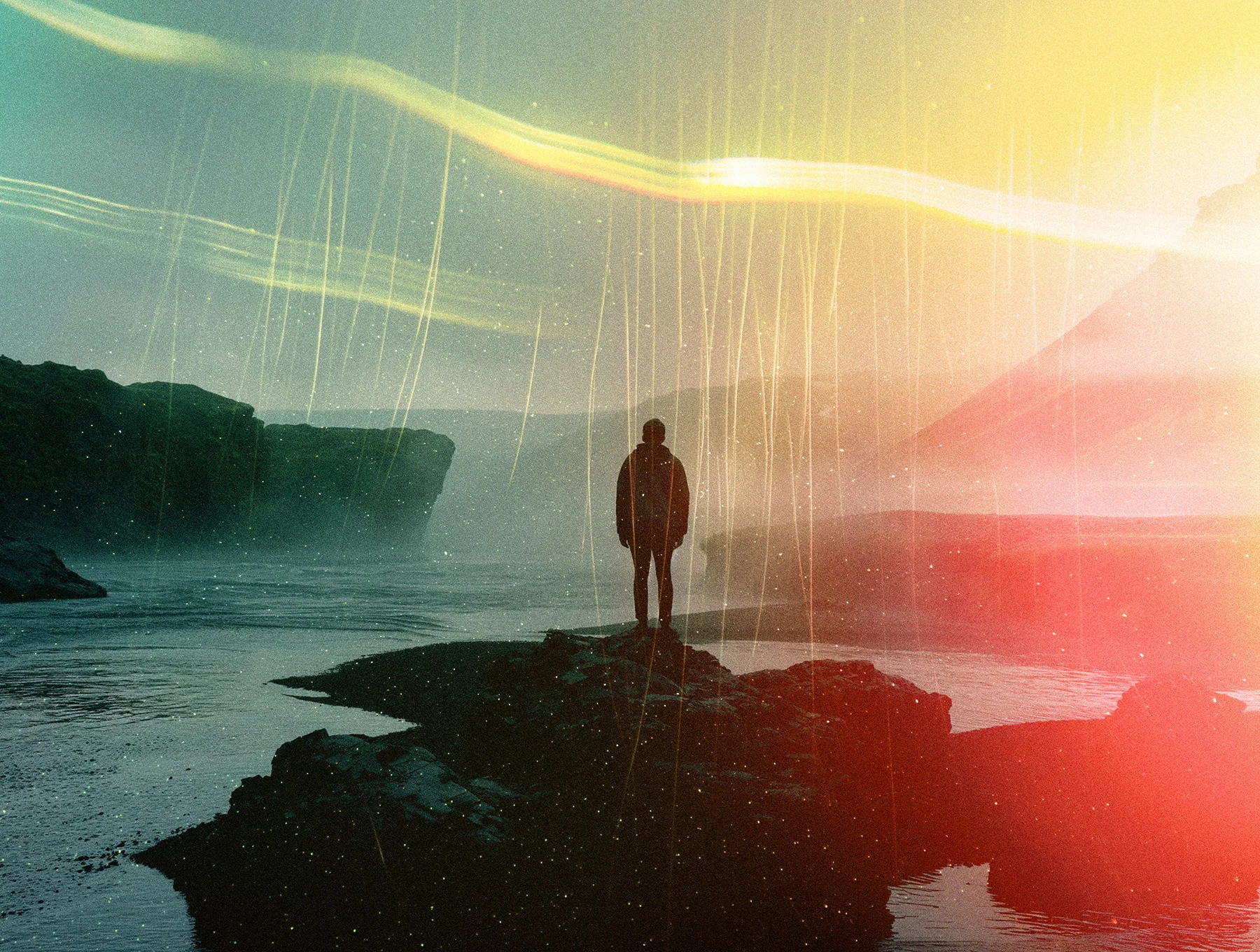 Vintage Light Leaks Textures 4