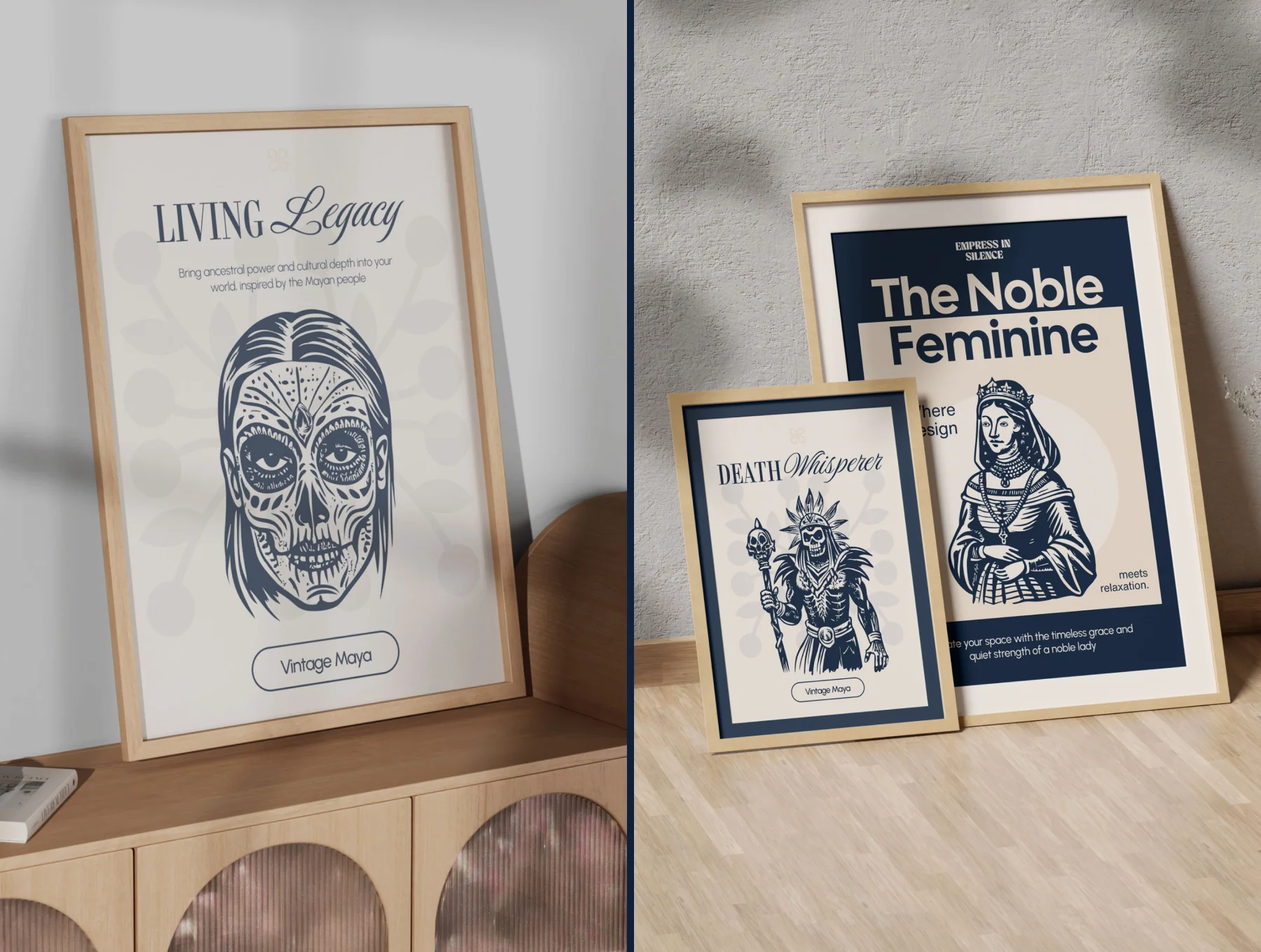 Vintage Maya Icon Set 3