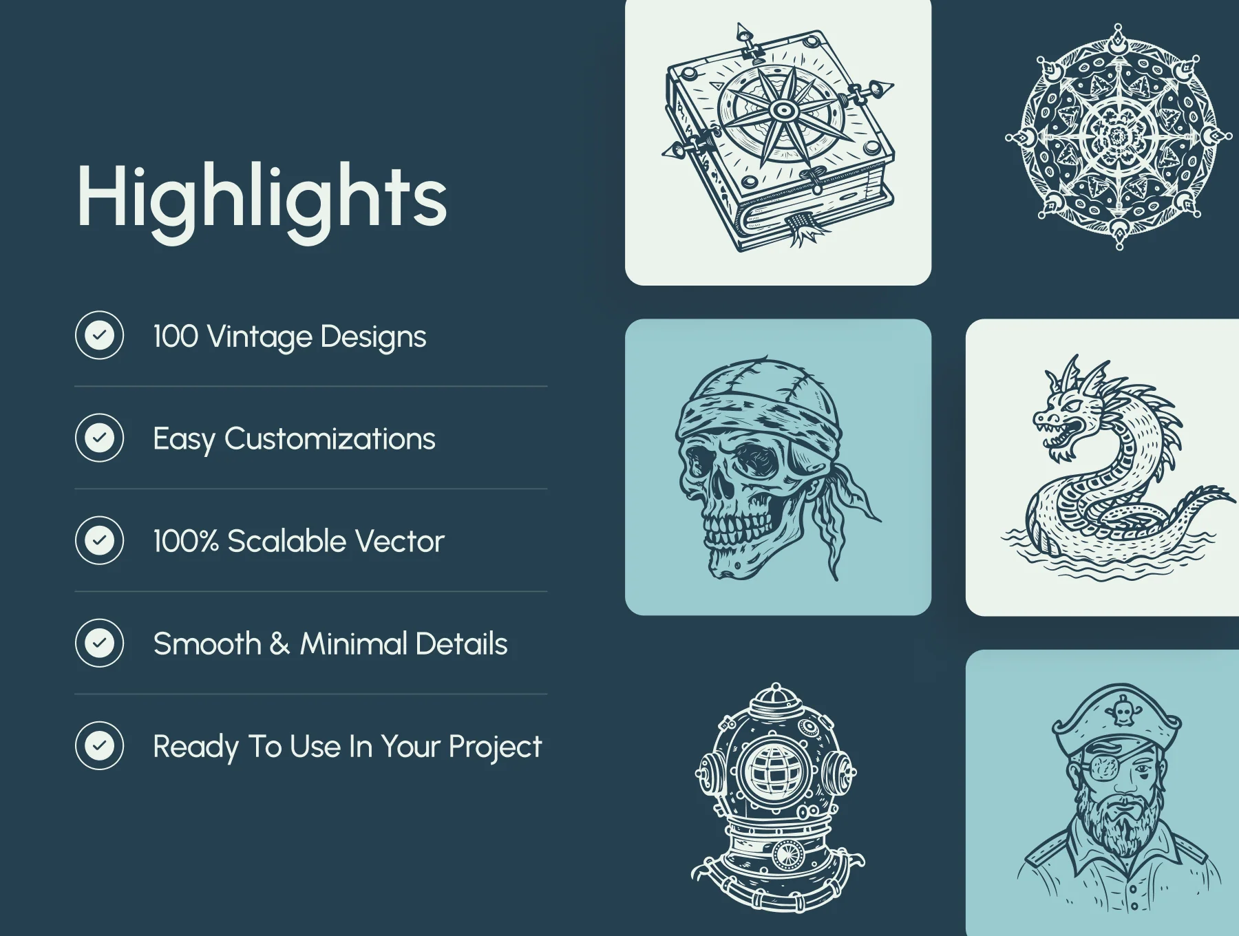 Vintage Sailor Tattoos Icons 2