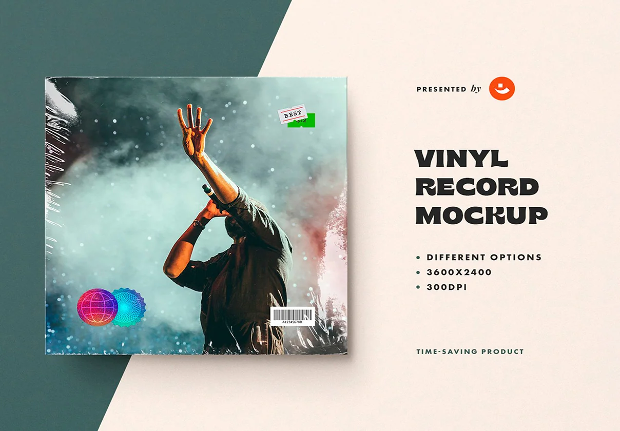 Vinyl Record Mockup
