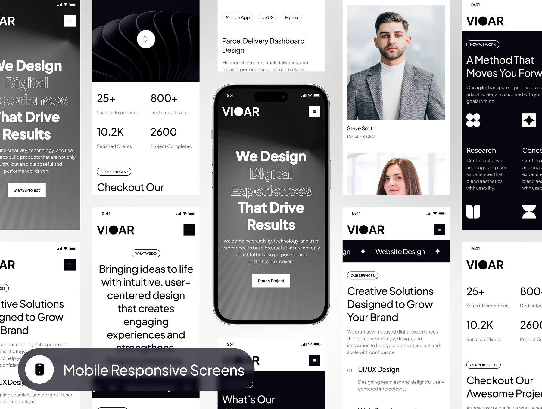 VIOAR - Digital Agency Website UI Kit 9