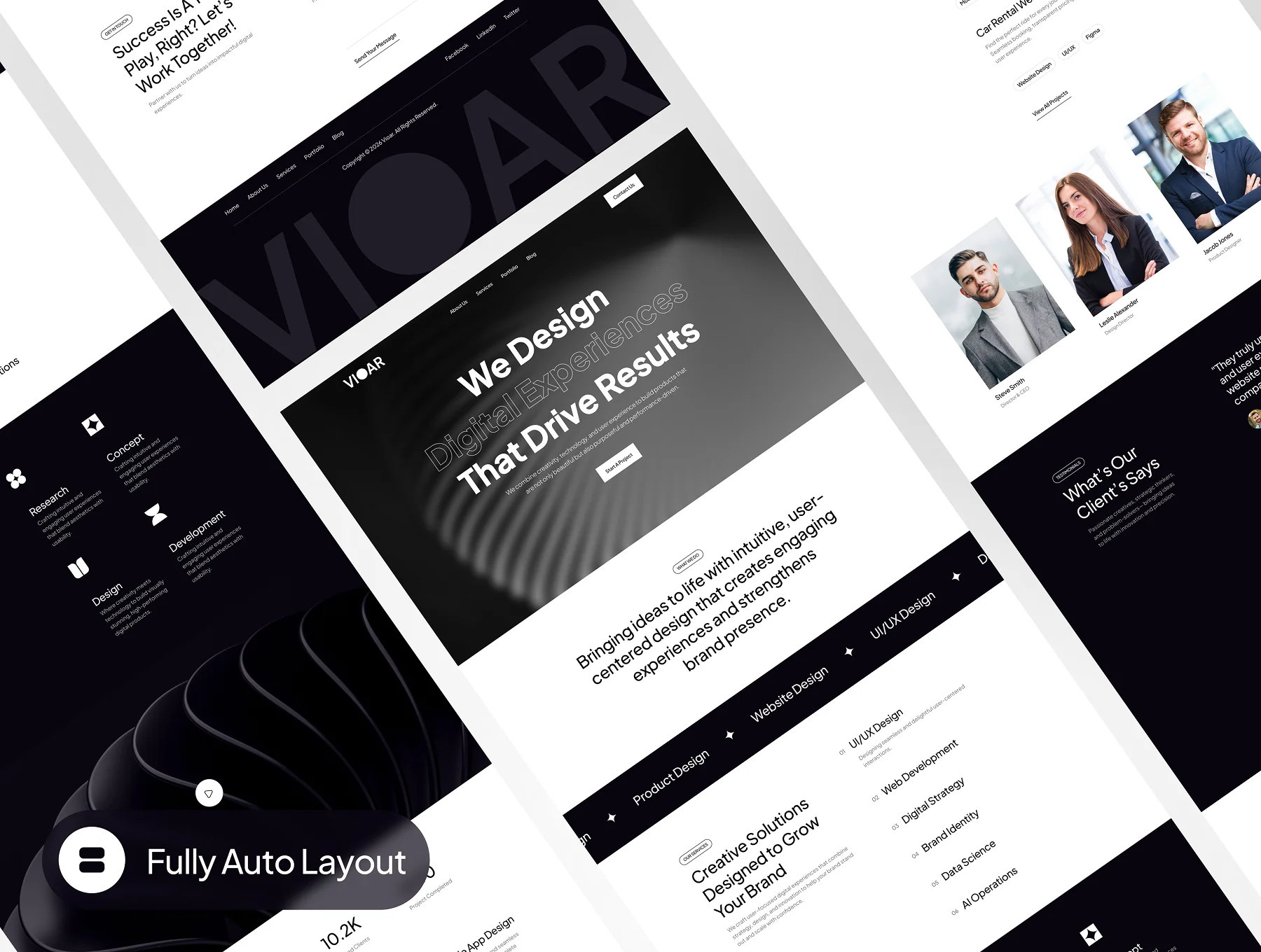VIOAR - Digital Agency Website UI Kit 6