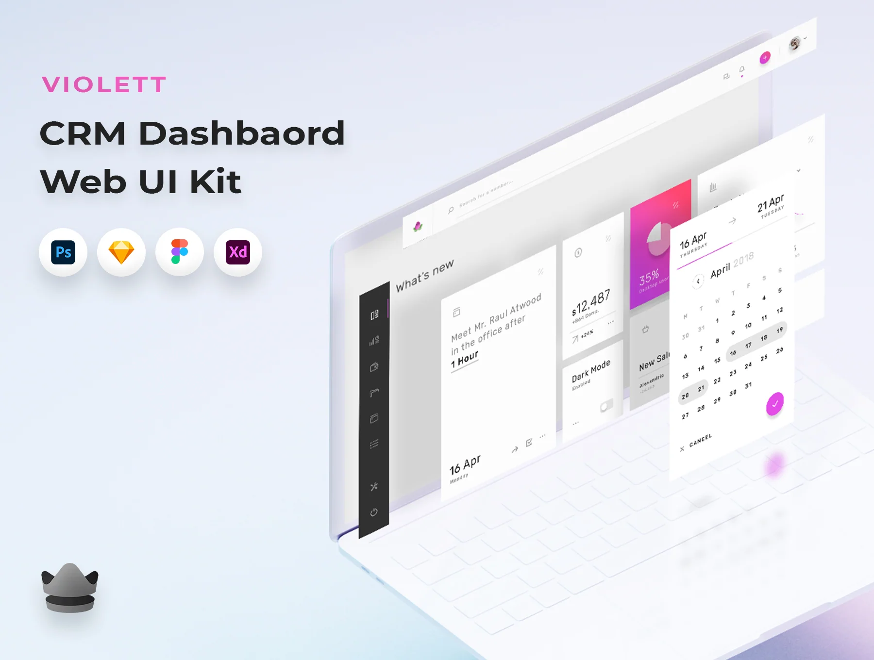 Violett - Dashboard Web UI Kit