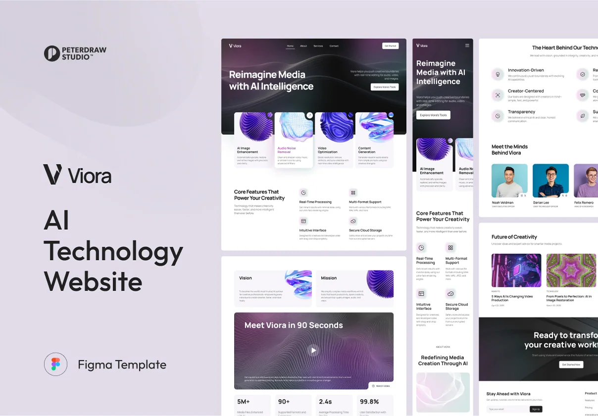 Viora - AI Technology Website