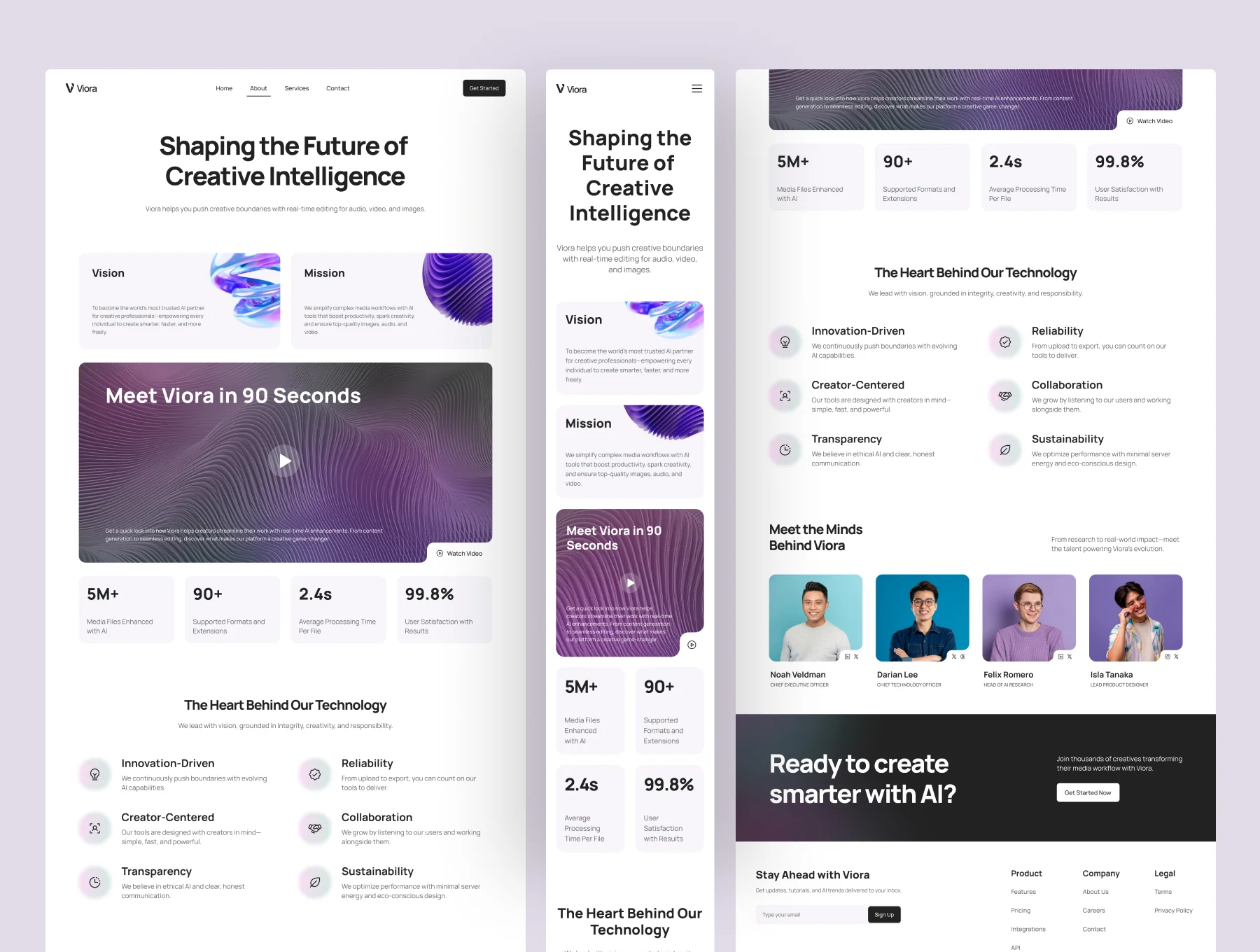 Viora - AI Technology Website 2