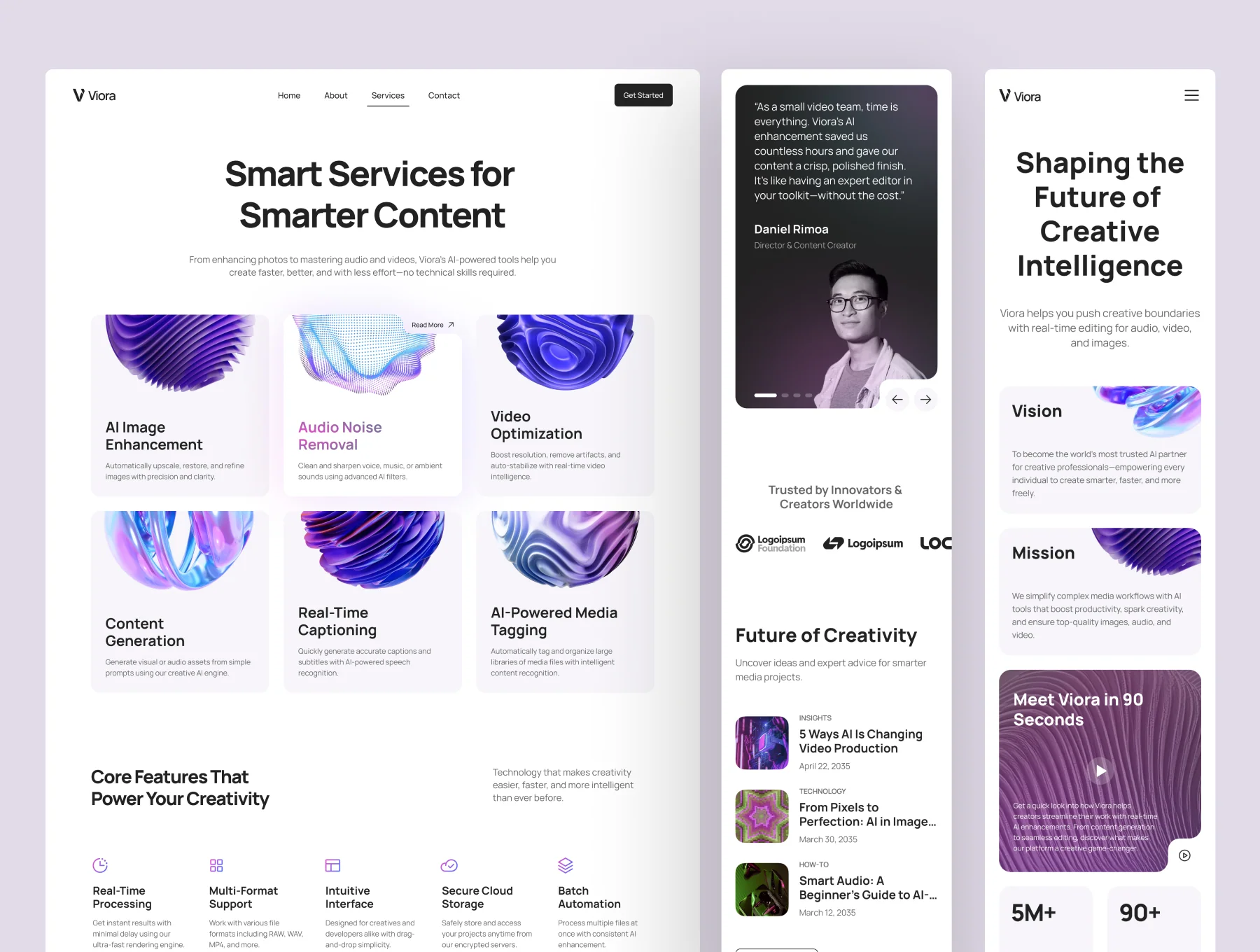 Viora - AI Technology Website 6