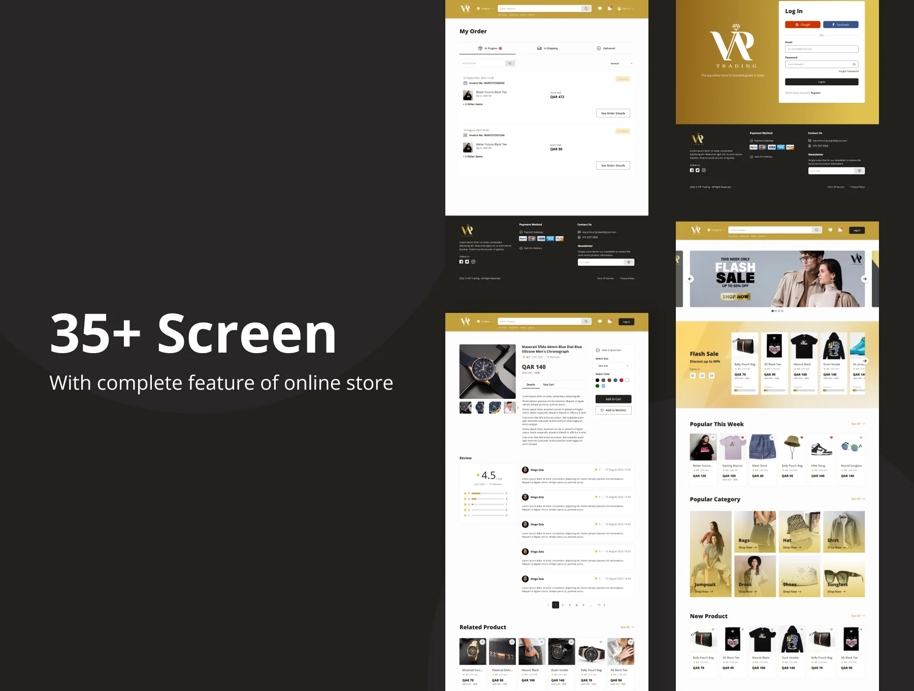 VIP Store - Multi Brand Online Store UI Kit 2