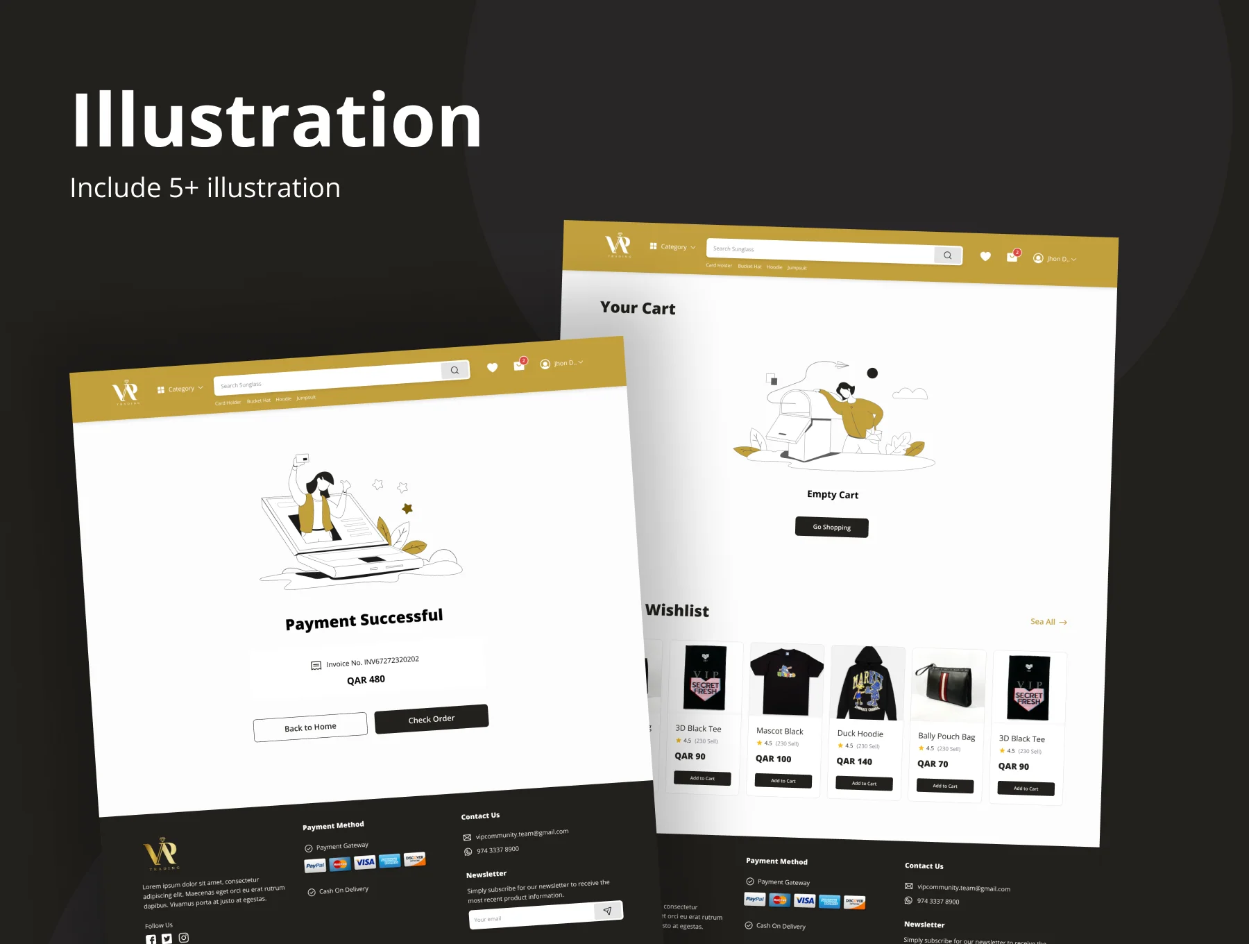 VIP Store - Multi Brand Online Store UI Kit 4
