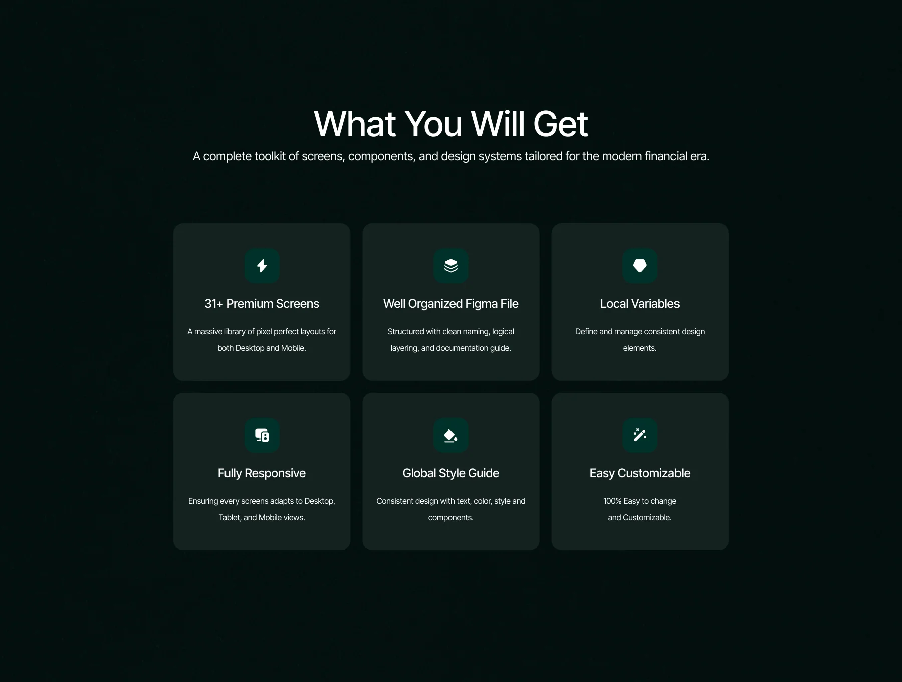 Vireon - Fintech SaaS Website UI KIT 2