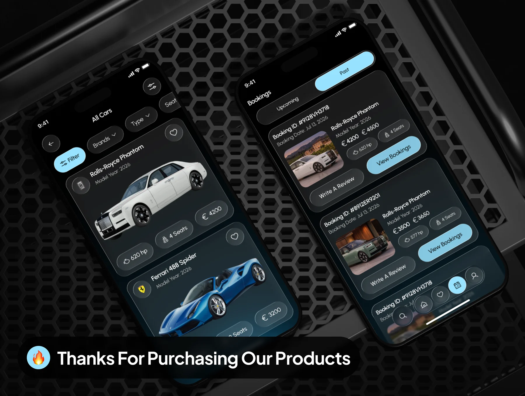 virex - Car Rental App UI Kit 9