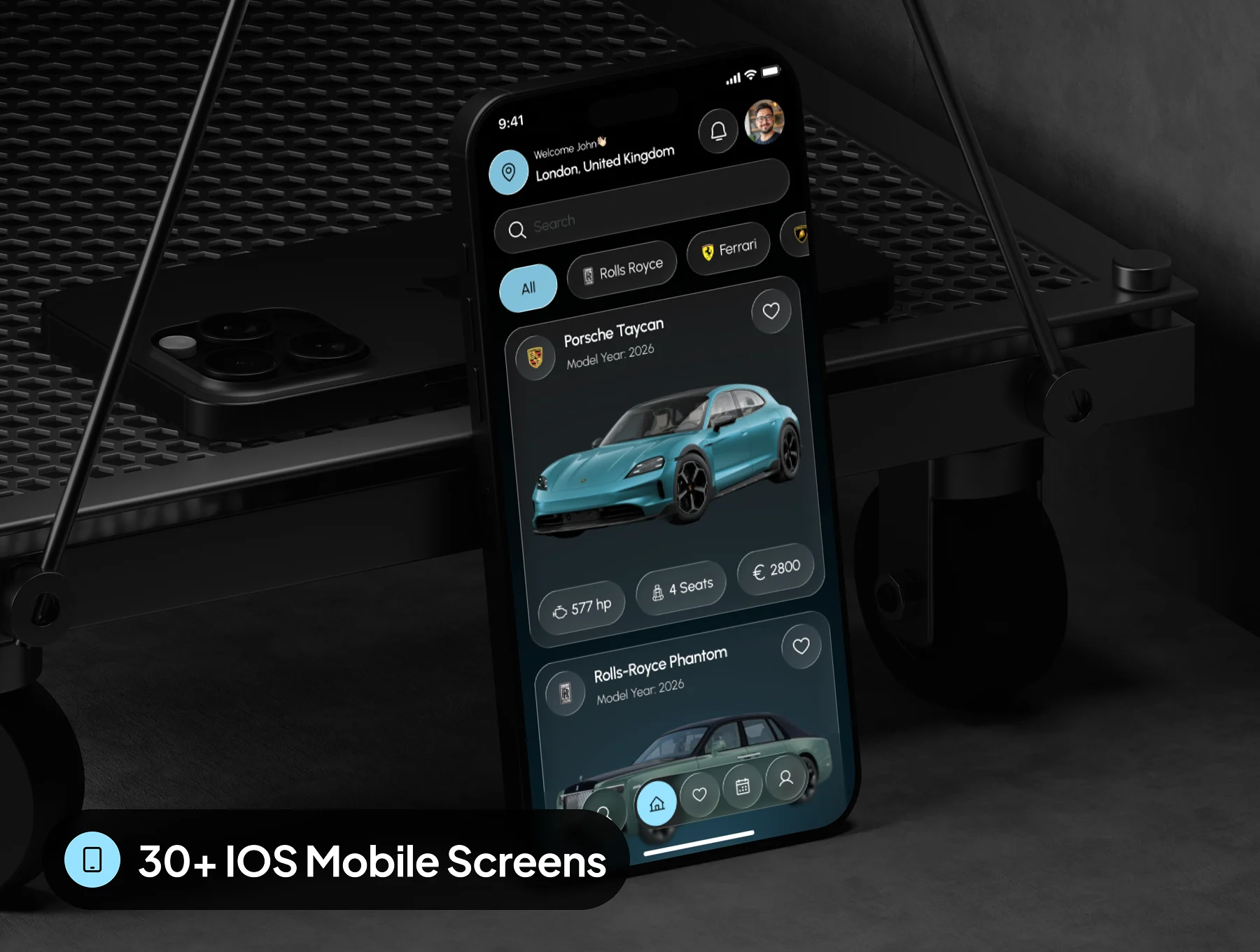 virex - Car Rental App UI Kit 4