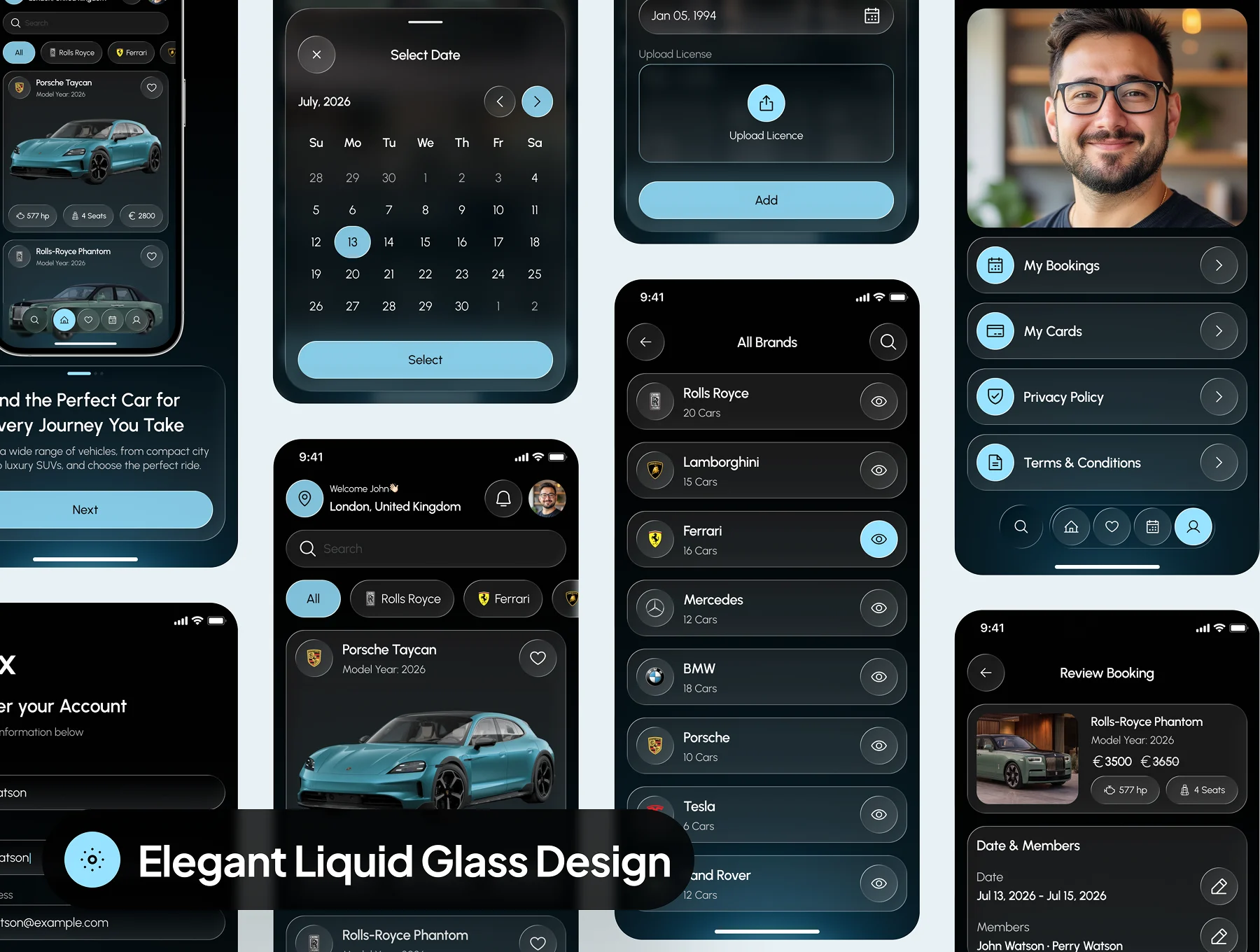 virex - Car Rental App UI Kit 6