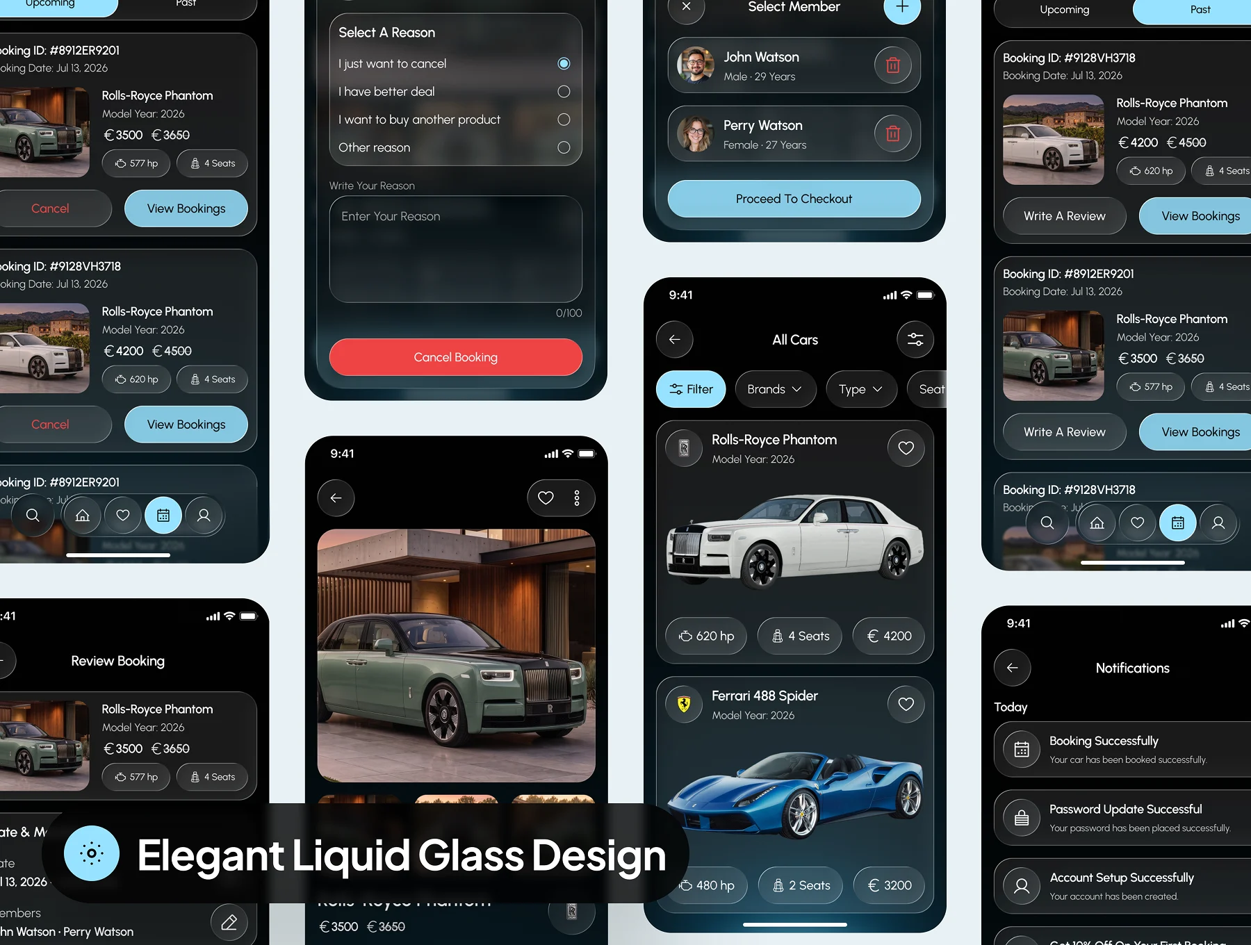virex - Car Rental App UI Kit 7
