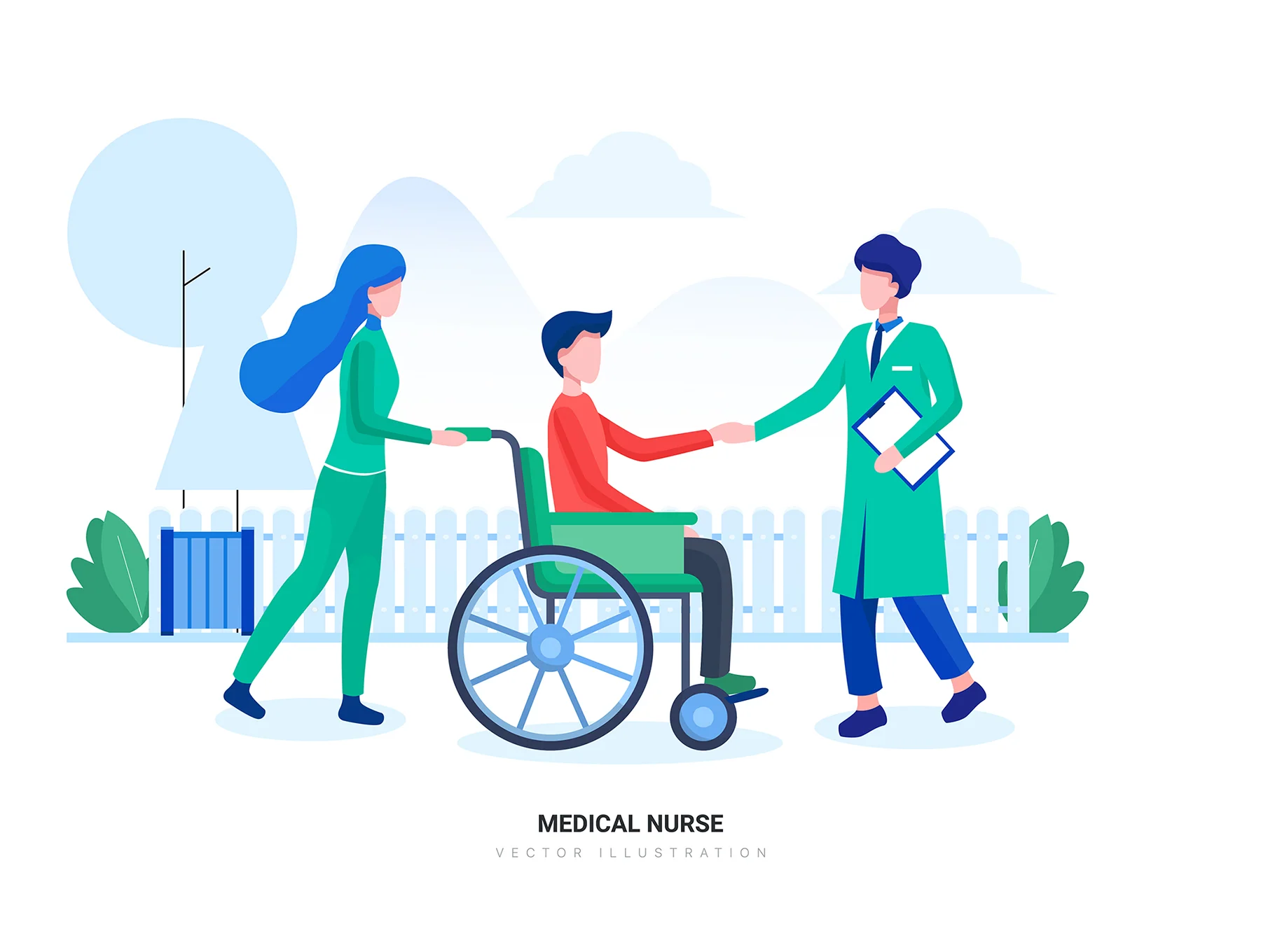 Virgo - Hospital and Healthcare Vector Scenes 9
