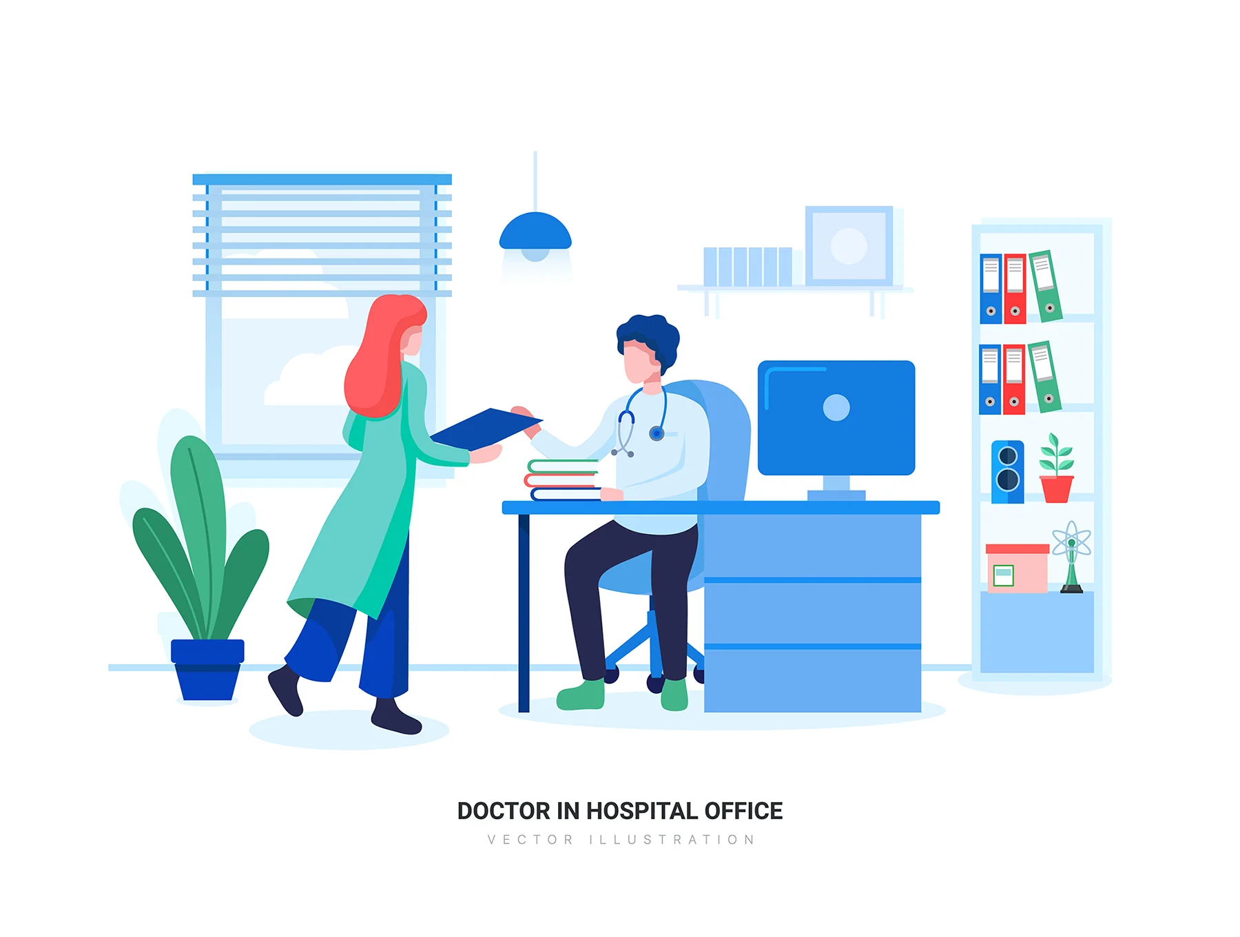 Virgo - Hospital and Healthcare Vector Scenes 11
