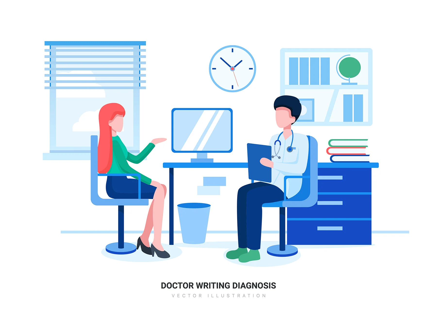 Virgo - Hospital and Healthcare Vector Scenes 12