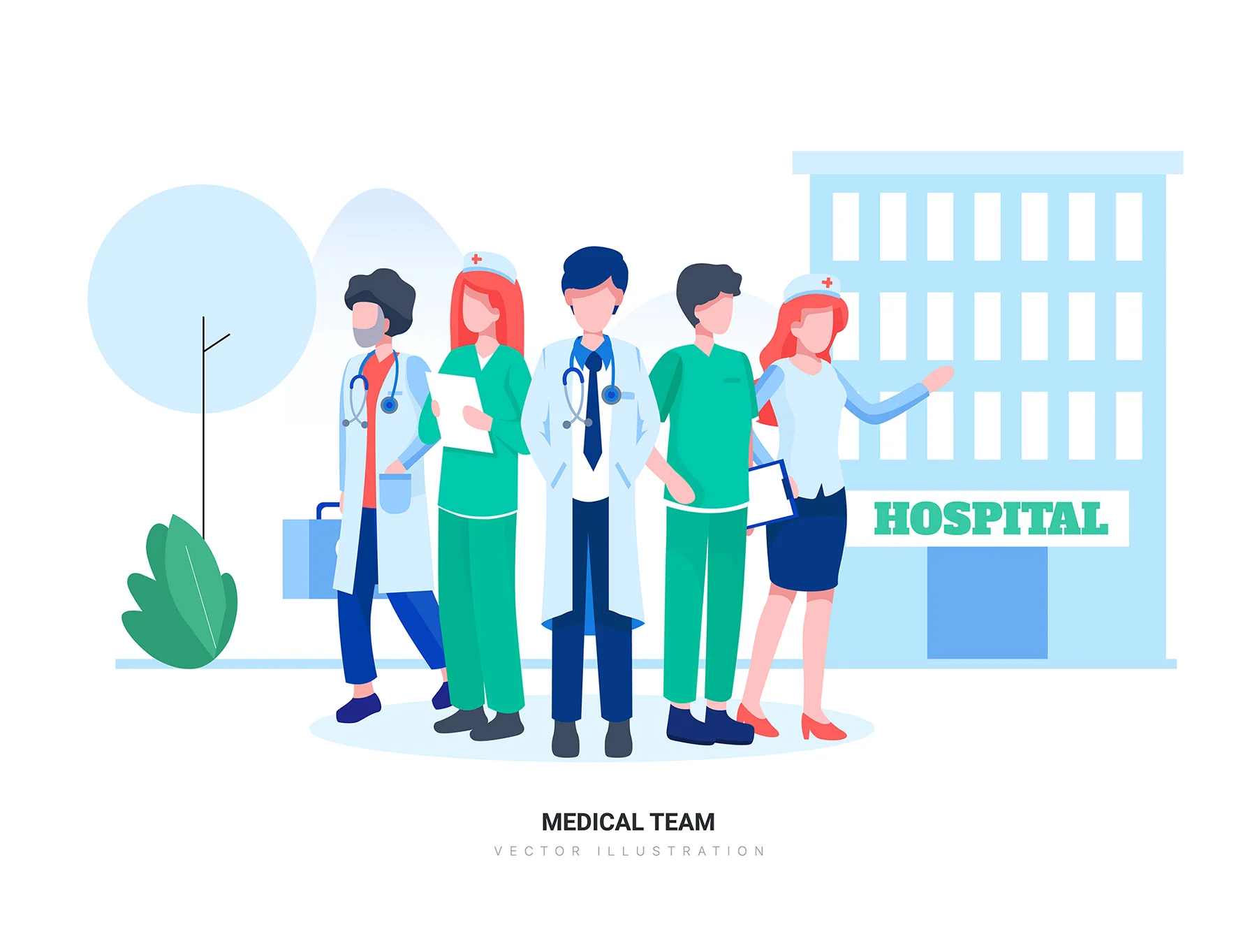 Virgo - Hospital and Healthcare Vector Scenes 3
