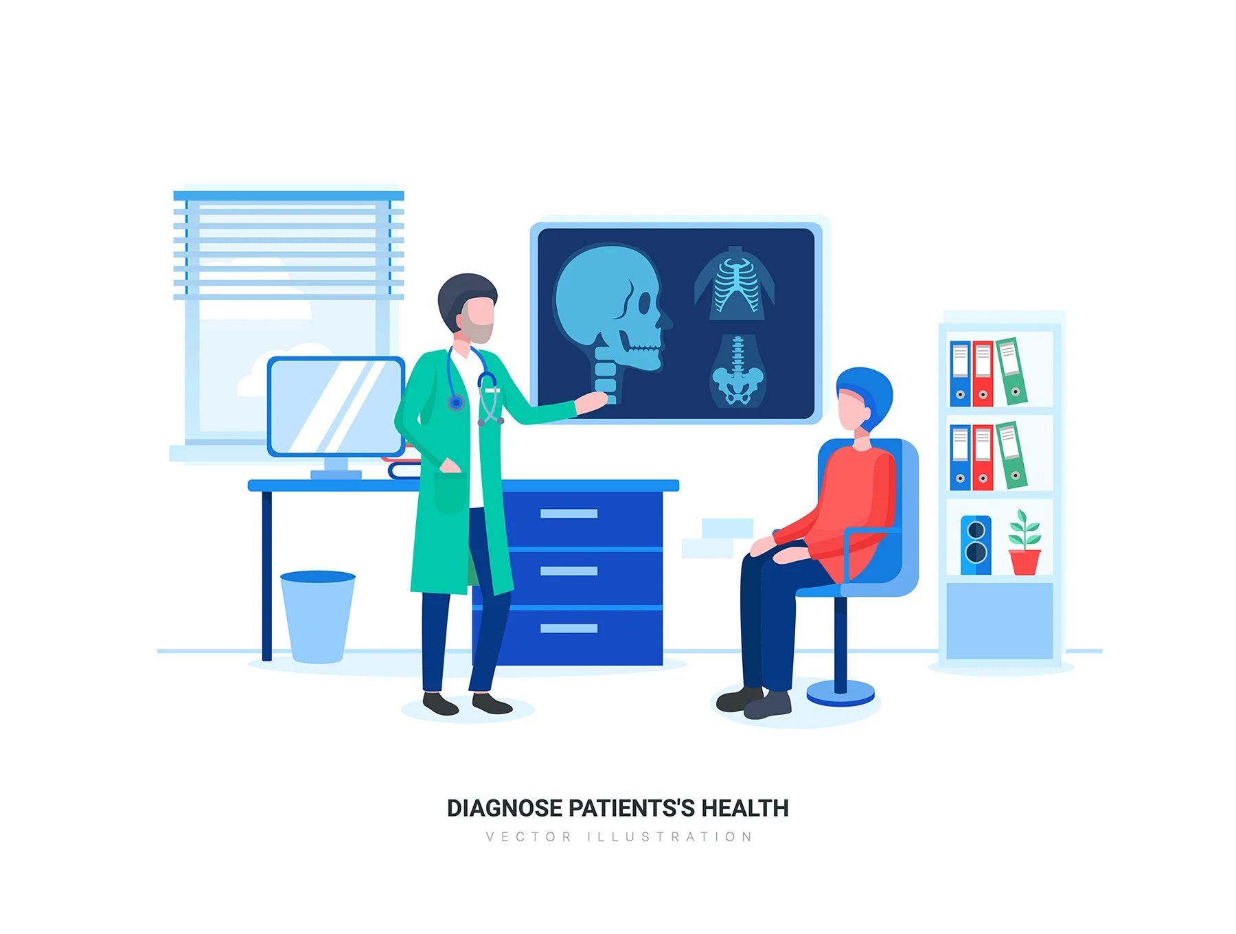 Virgo - Hospital and Healthcare Vector Scenes 4