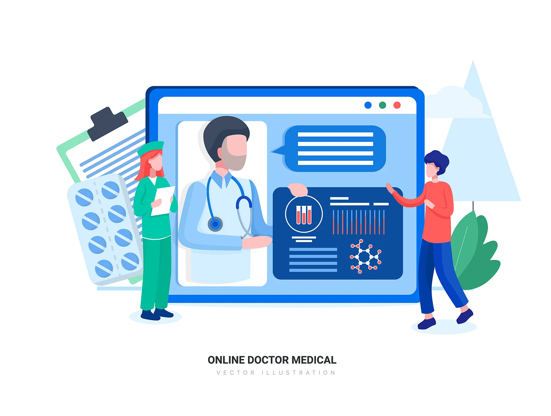Virgo - Hospital and Healthcare Vector Scenes 6
