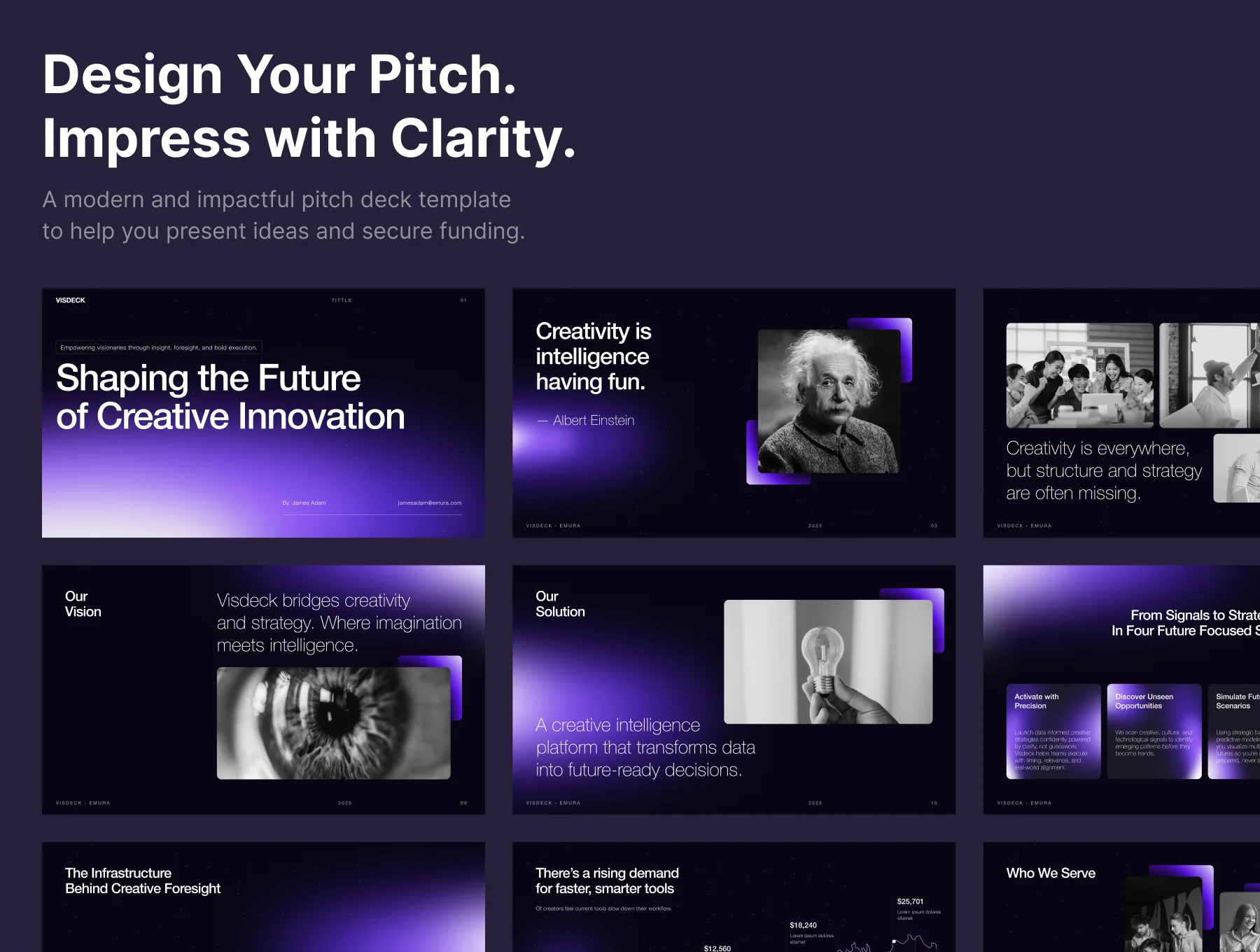 Visdeck - Freebies Pitch Deck Kit 2