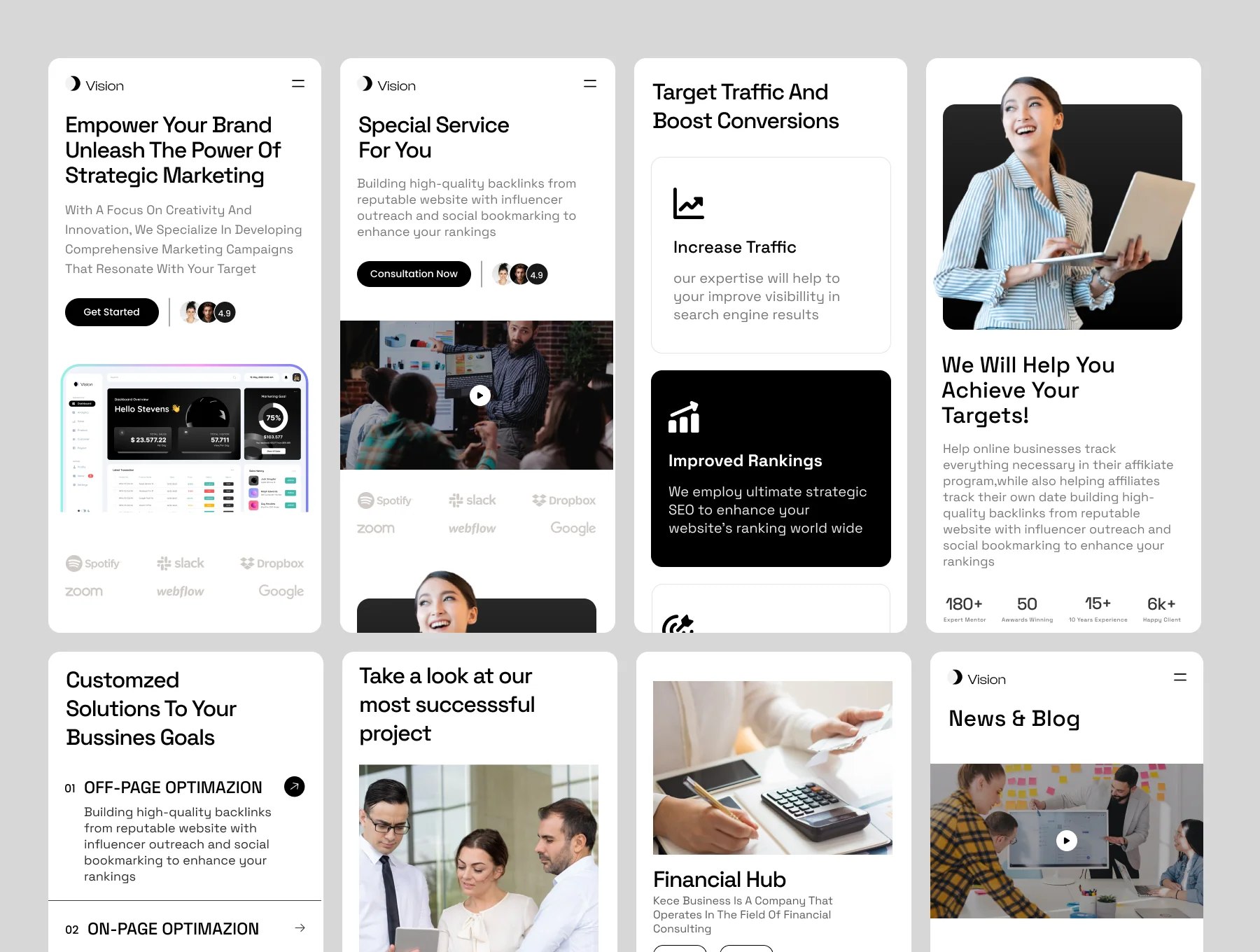 Vision - Marketing Landing Page 5