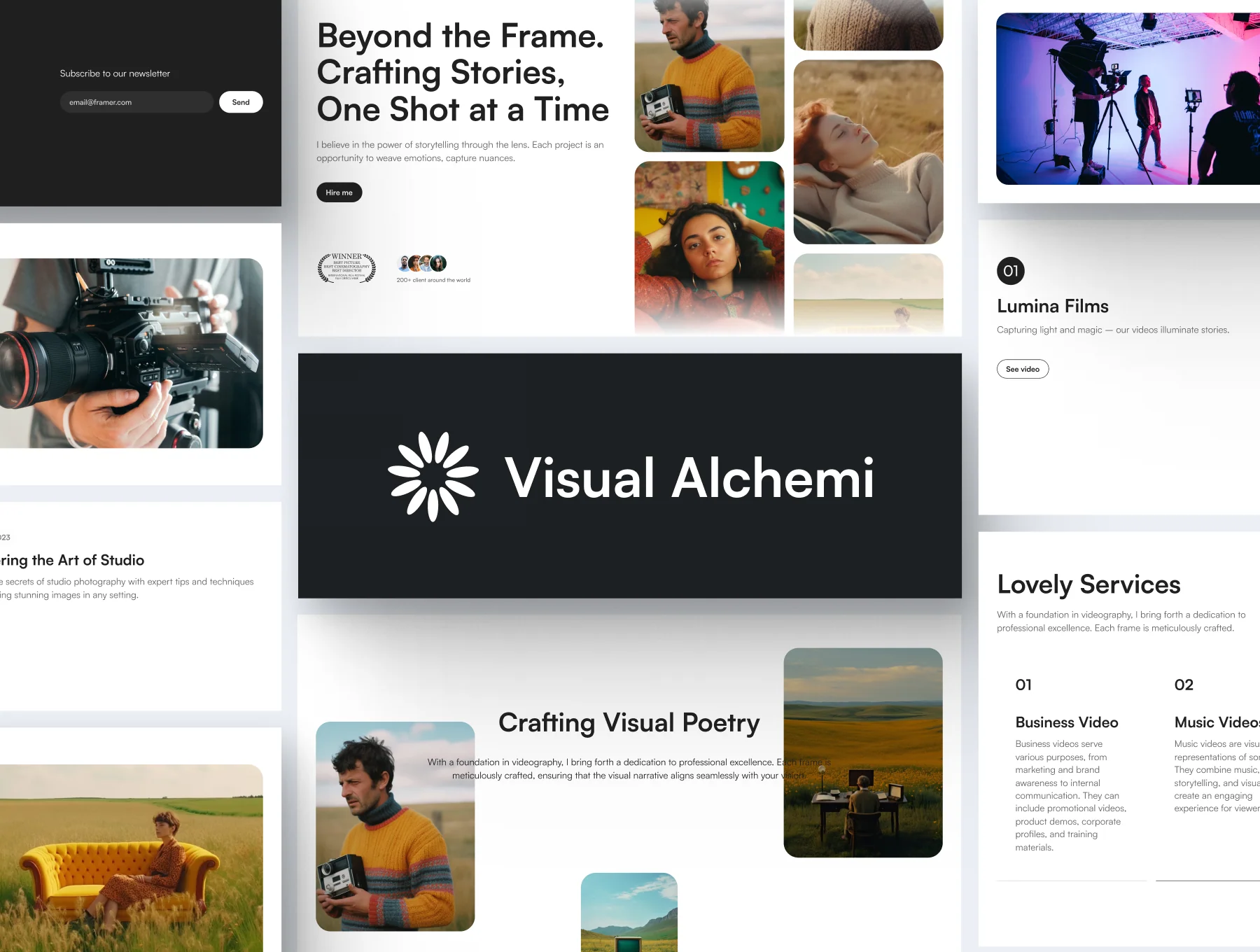 Visual Alchemi - Videographer Framer Portfolio 5