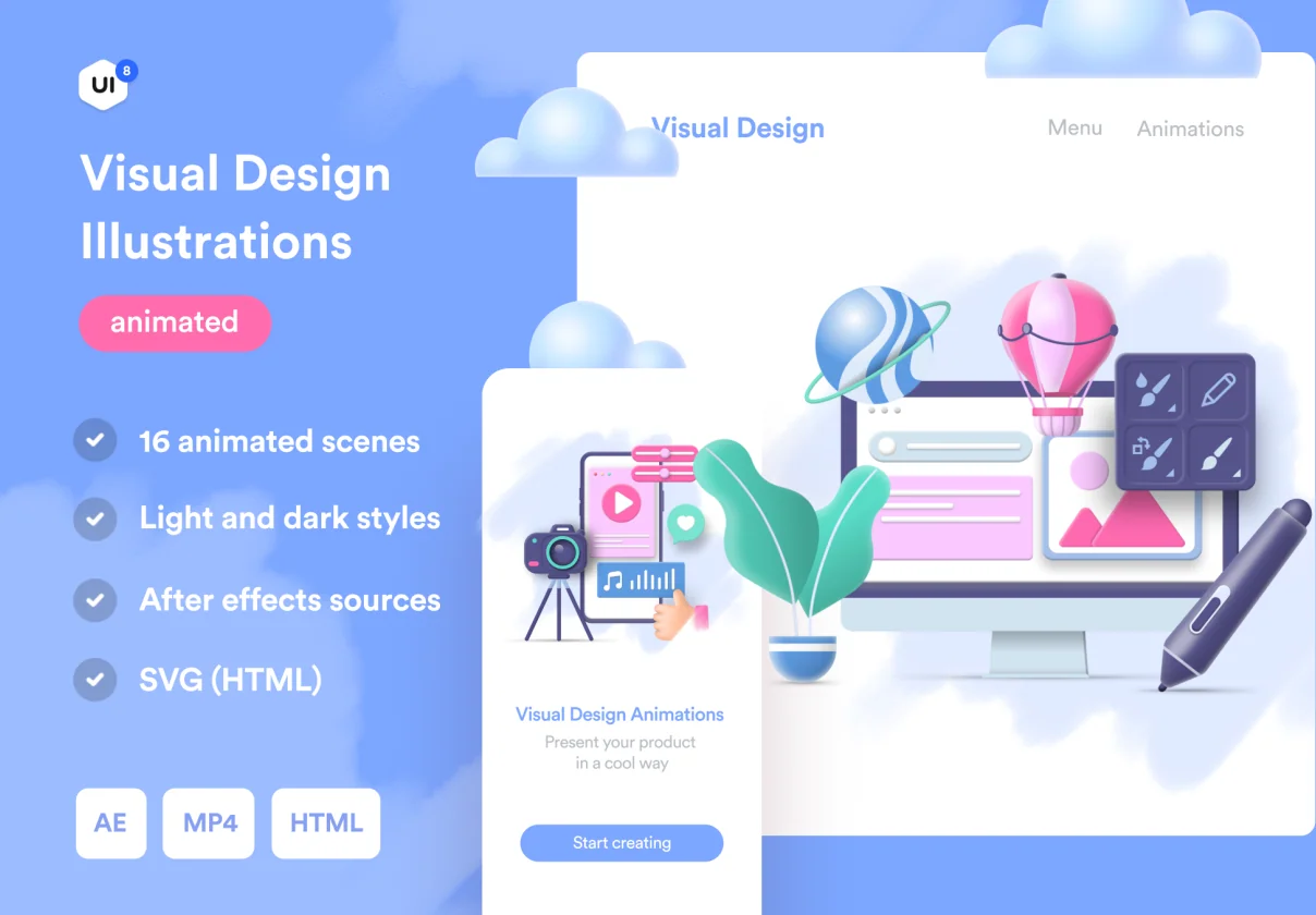 Visual Design Animations