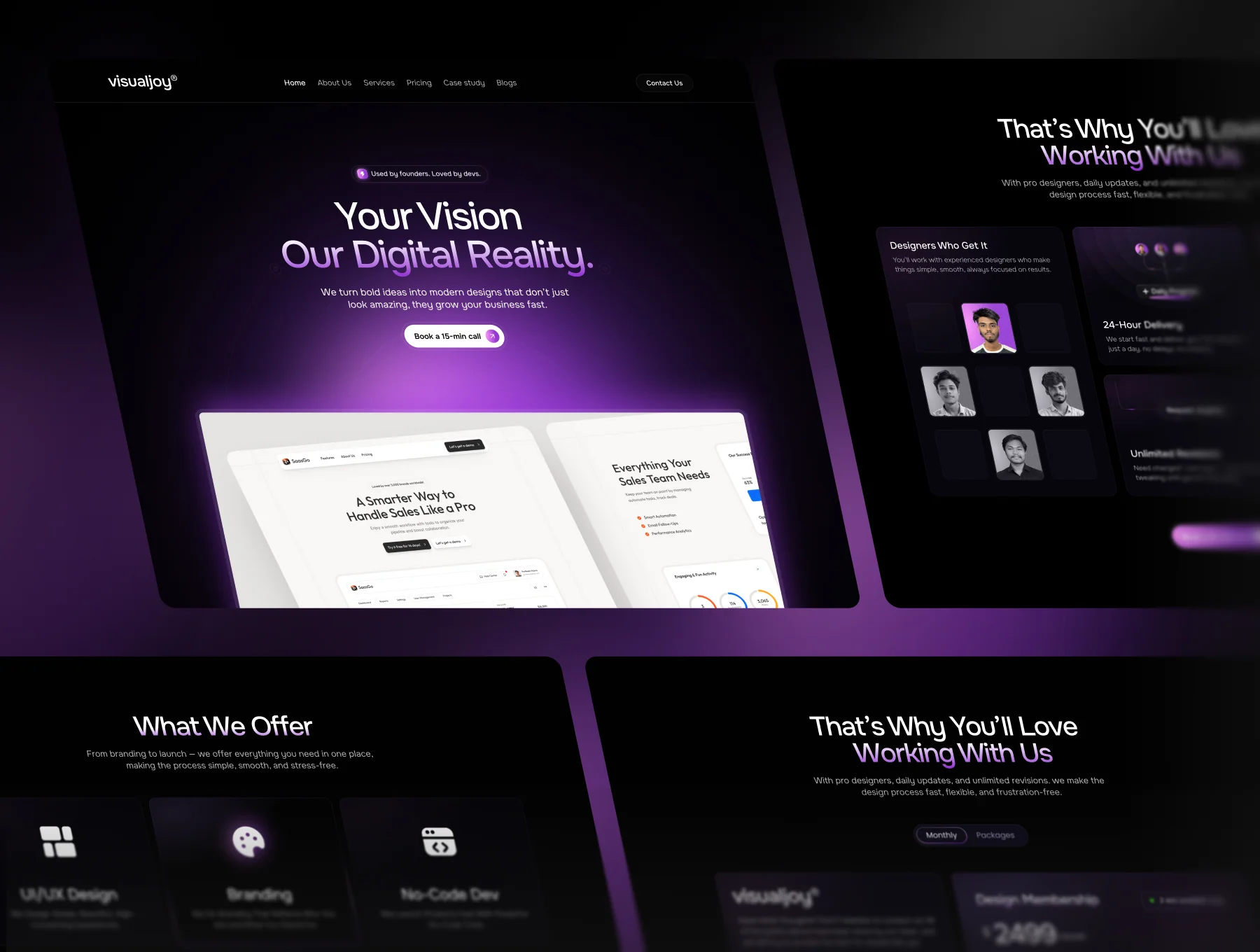 Visualjoy - Modern Agency Portfolio Website 3