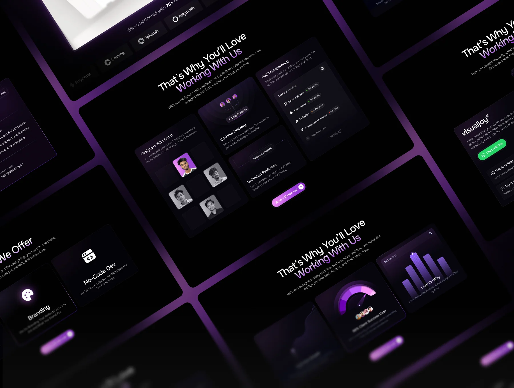 Visualjoy - Modern Agency Portfolio Website 4