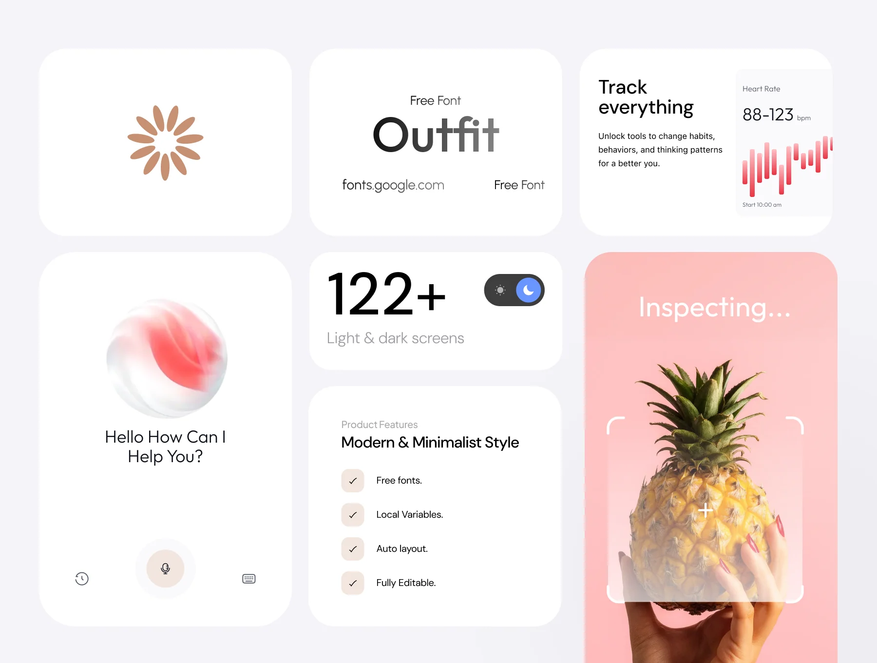VITAL- Smart Wearable Companion App UI Kit (Health + Sleep + Activity + AI) 2