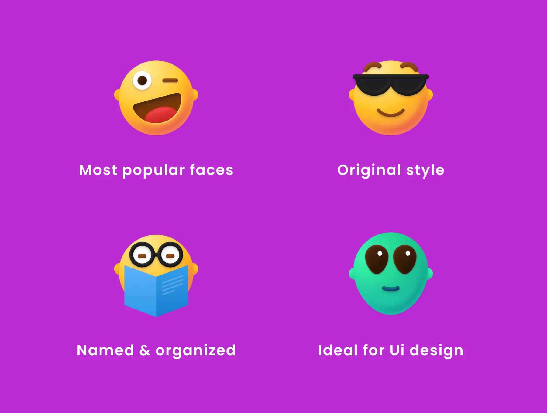 Vivid Emojis Icons Pack 4