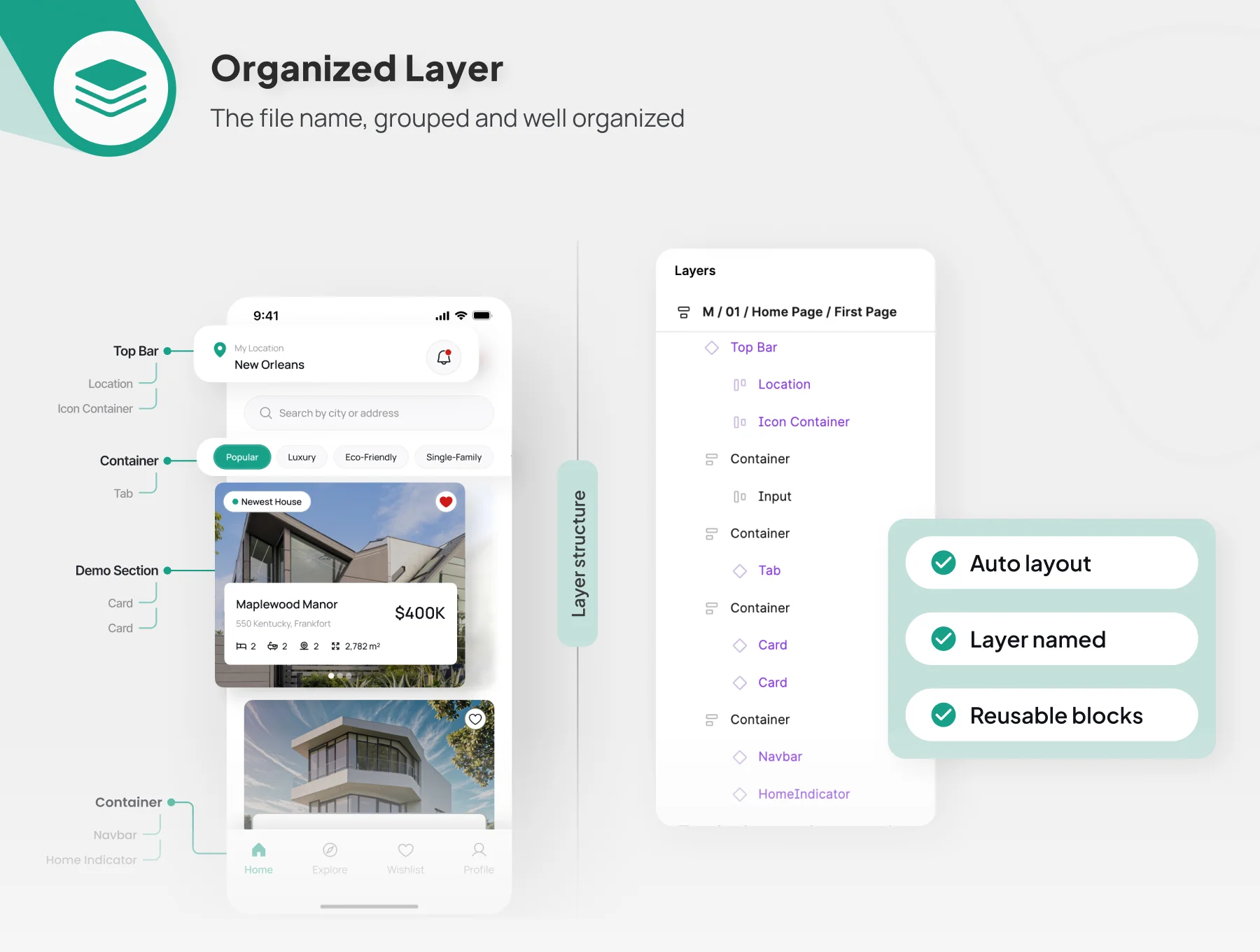 VIXA Casa - Real Estate Mobile App UI Kit 5