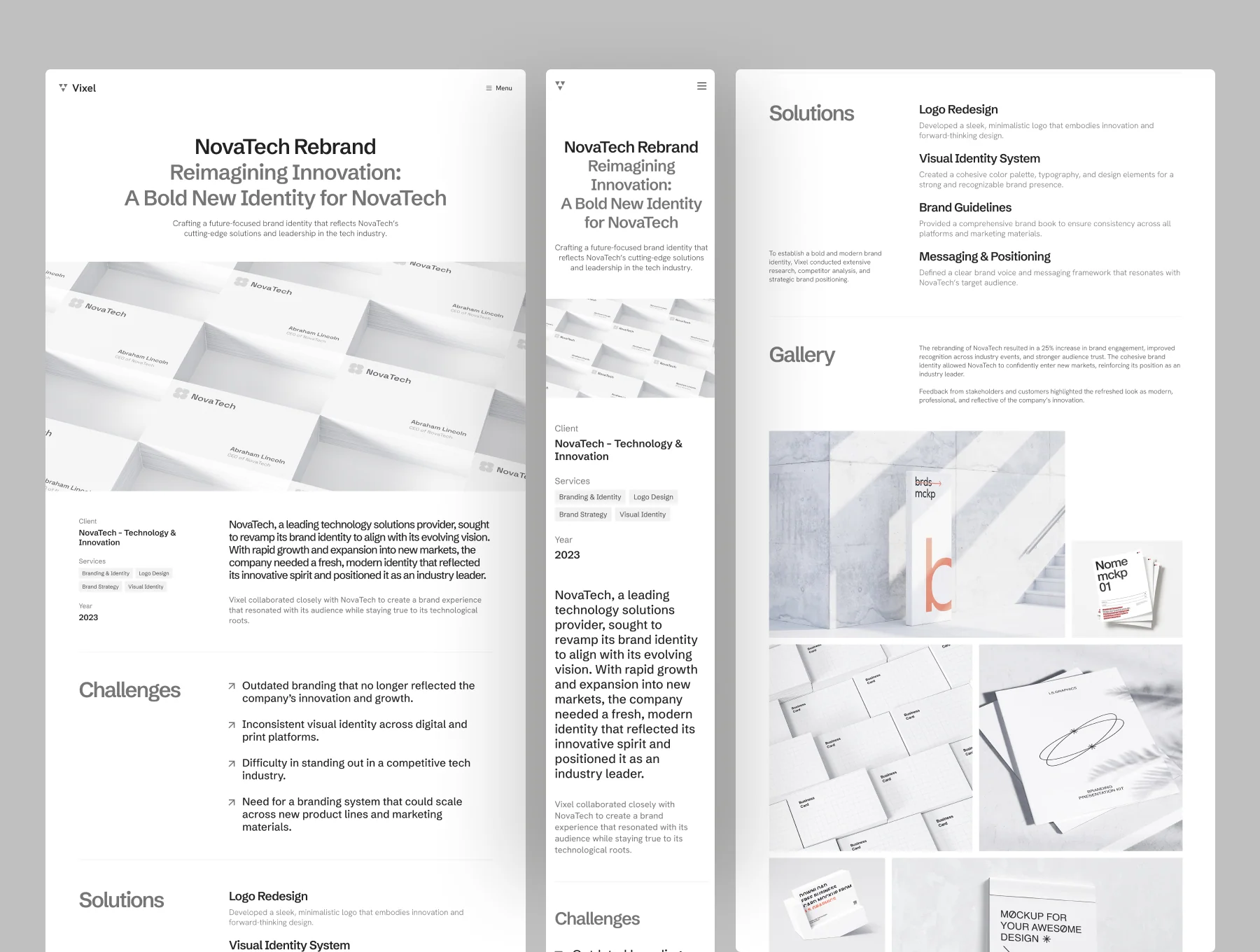 Vixel - Creative Agency Website Template 4